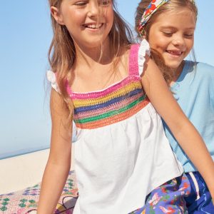 Crochet Tank Top-White