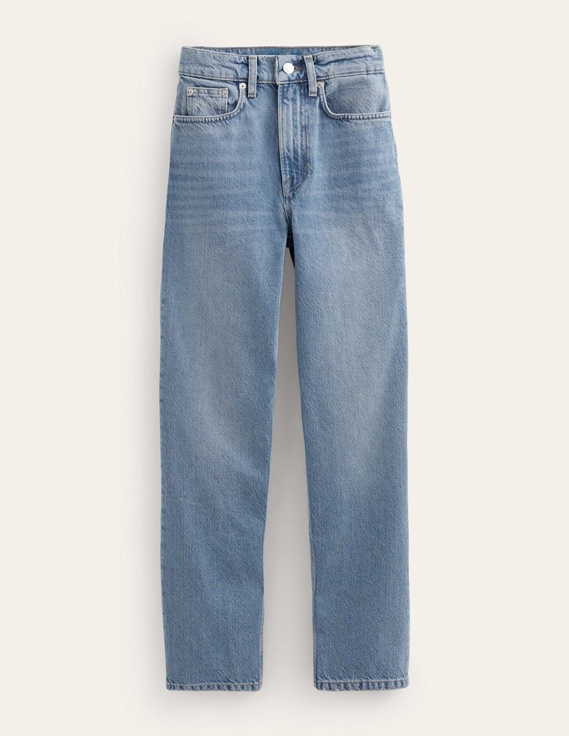 Mid Rise Tapered Jeans-Light Vintage - Image 8