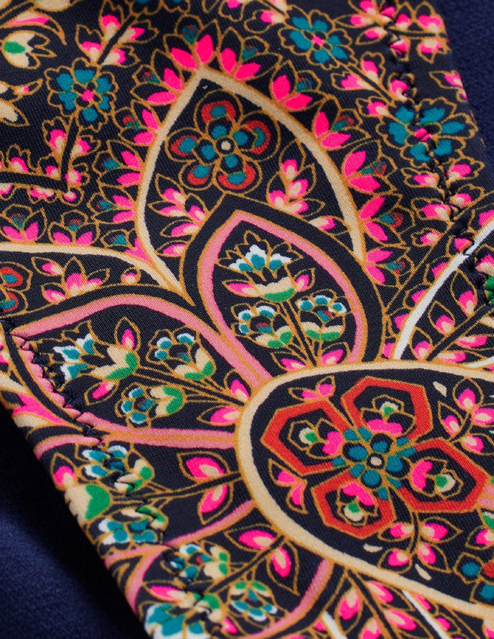 Curved-Top Bikini Bottoms-Light Navy. Palace - Image 6