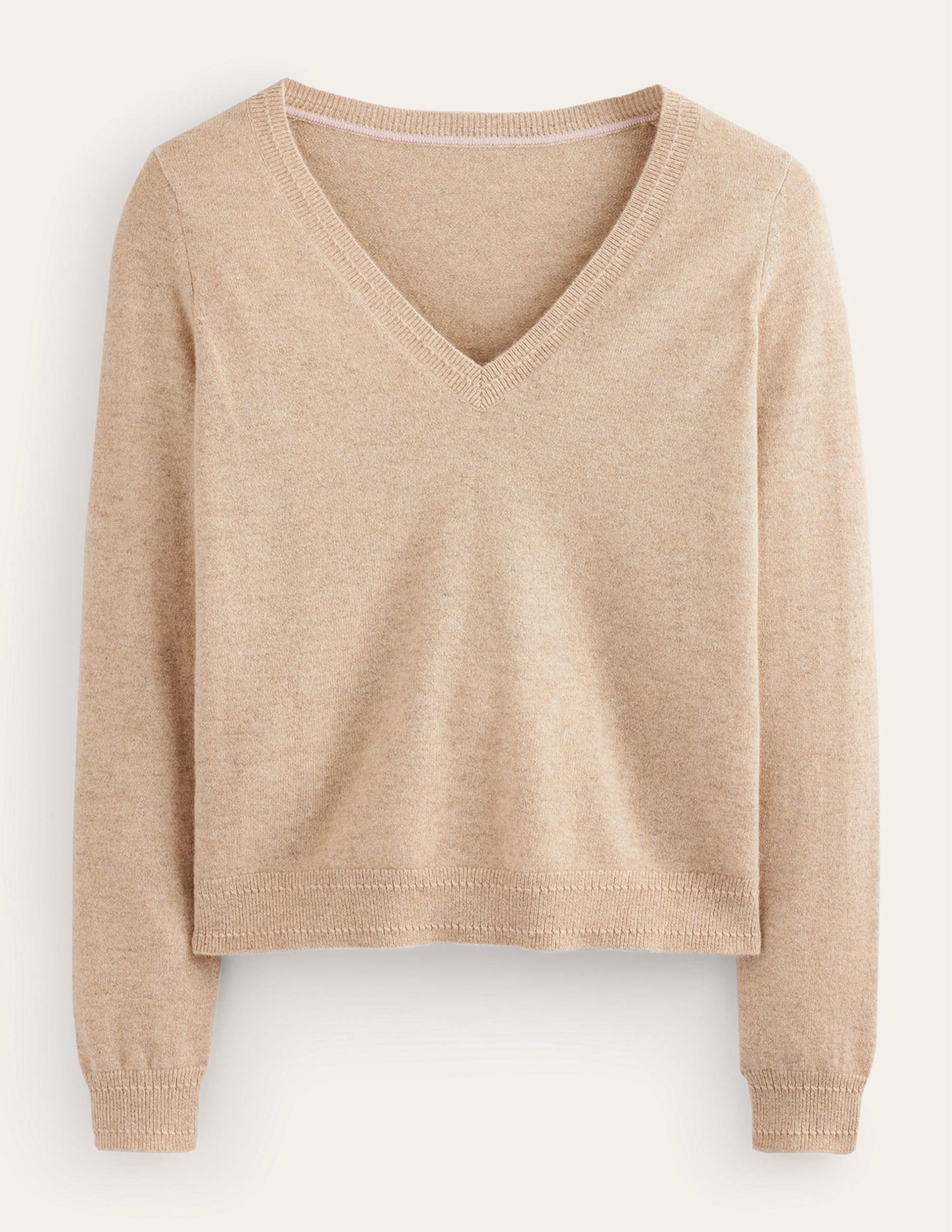 Eva Cashmere V-Neck Sweater-Eva Cashmere V-Neck Jumper - Image 6