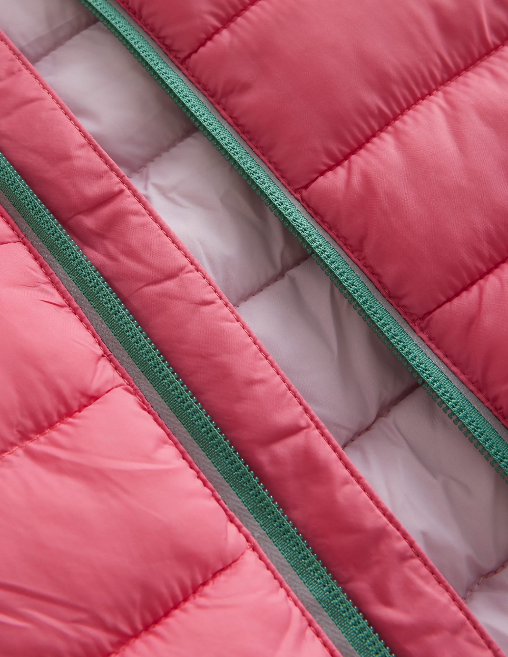 Pack-Away Padded Jacket-Rose Pink - Image 3