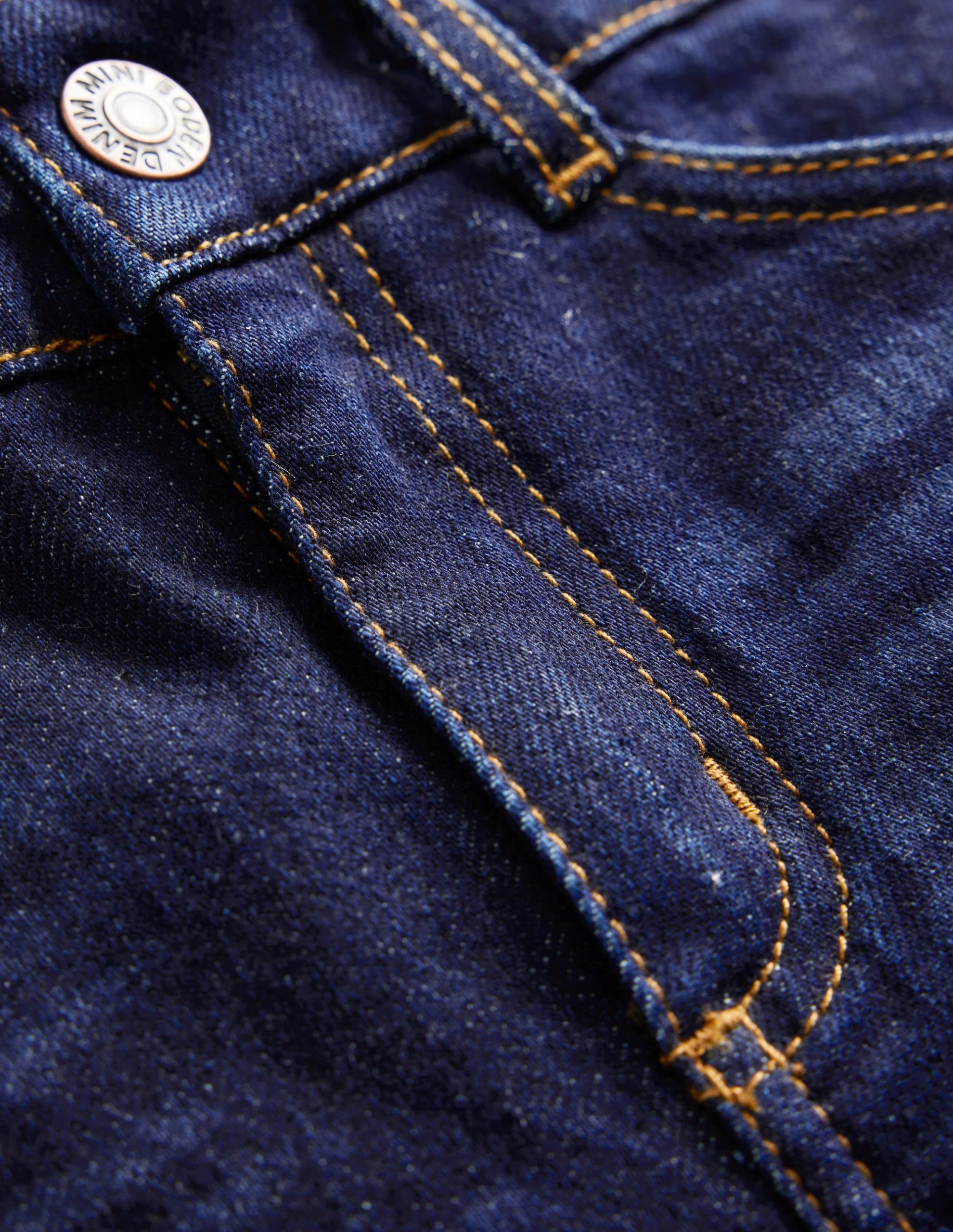 Everyday Straight Jeans-Dark Wash Denim - Image 3