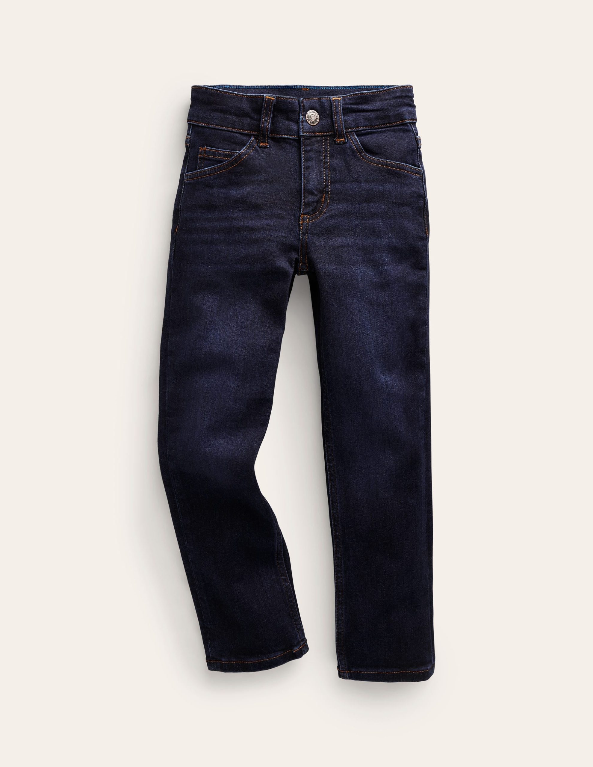 Dark Vintage Denim Slim Leg Jeans-Dark Vintage - Image 3
