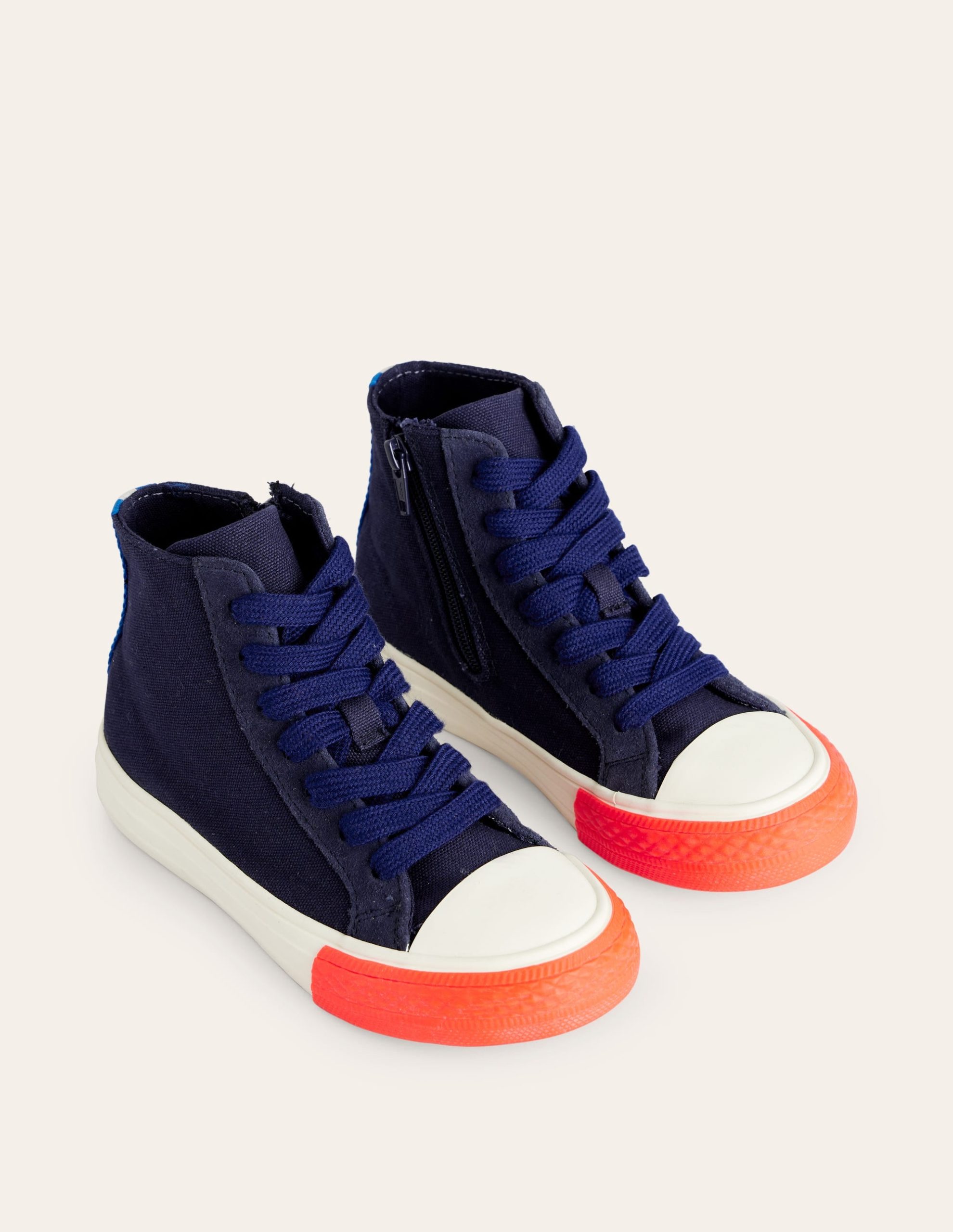 Contrast Canvas High Tops-Navy Blue - Image 2