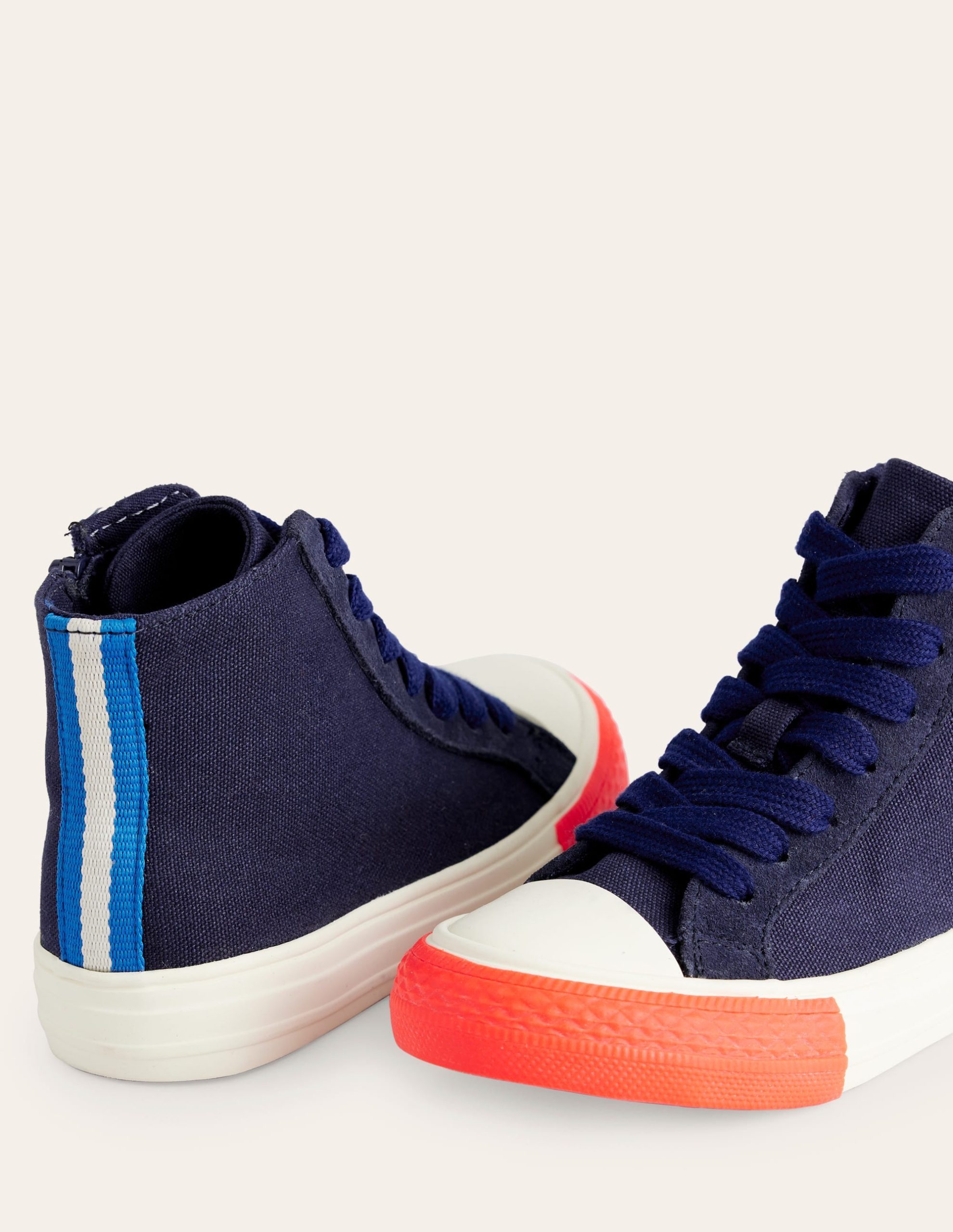 Contrast Canvas High Tops-Navy Blue - Image 3