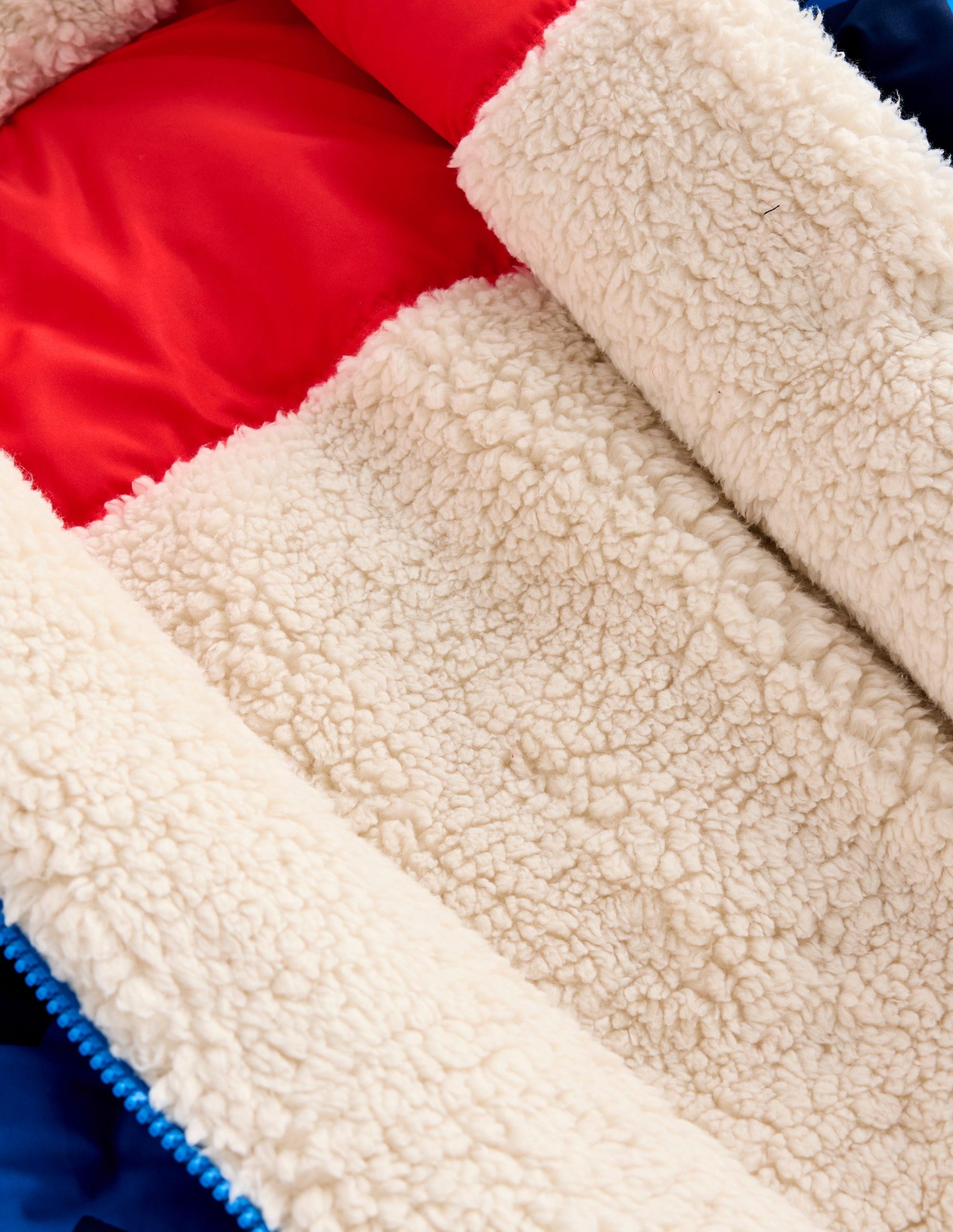 Reversible Cosy Borg Coat-Multi Star - Image 4