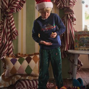 Cosy Festive Sweatshirt-College Navy Cars