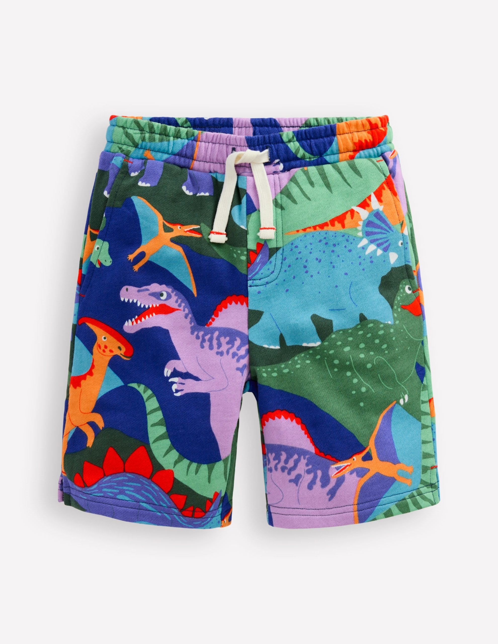 Printed Shorts-Multi Dinosaur Camo - Image 2