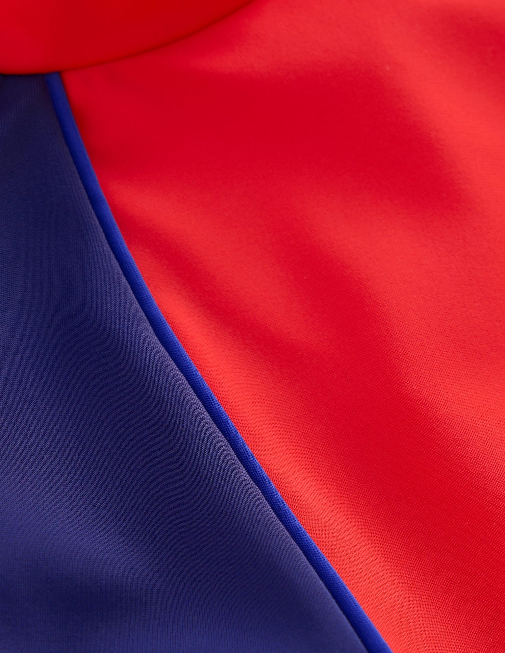 Colour Block Rash Vest-Poppy Red - Image 3