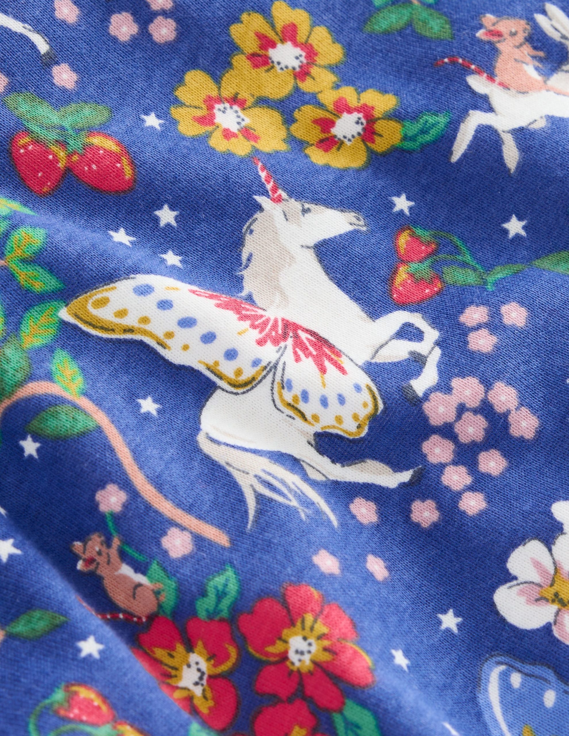 Snug Glow-In-The-Dark Pajamas-Bluejay Unicorn - Image 3