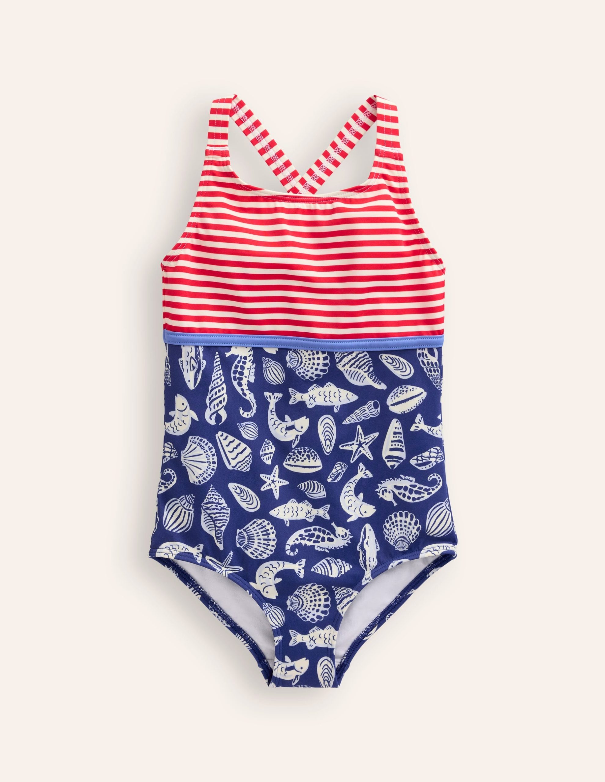 Hotchpotch Swimsuit-Sapphire Blue Seashore - Image 3