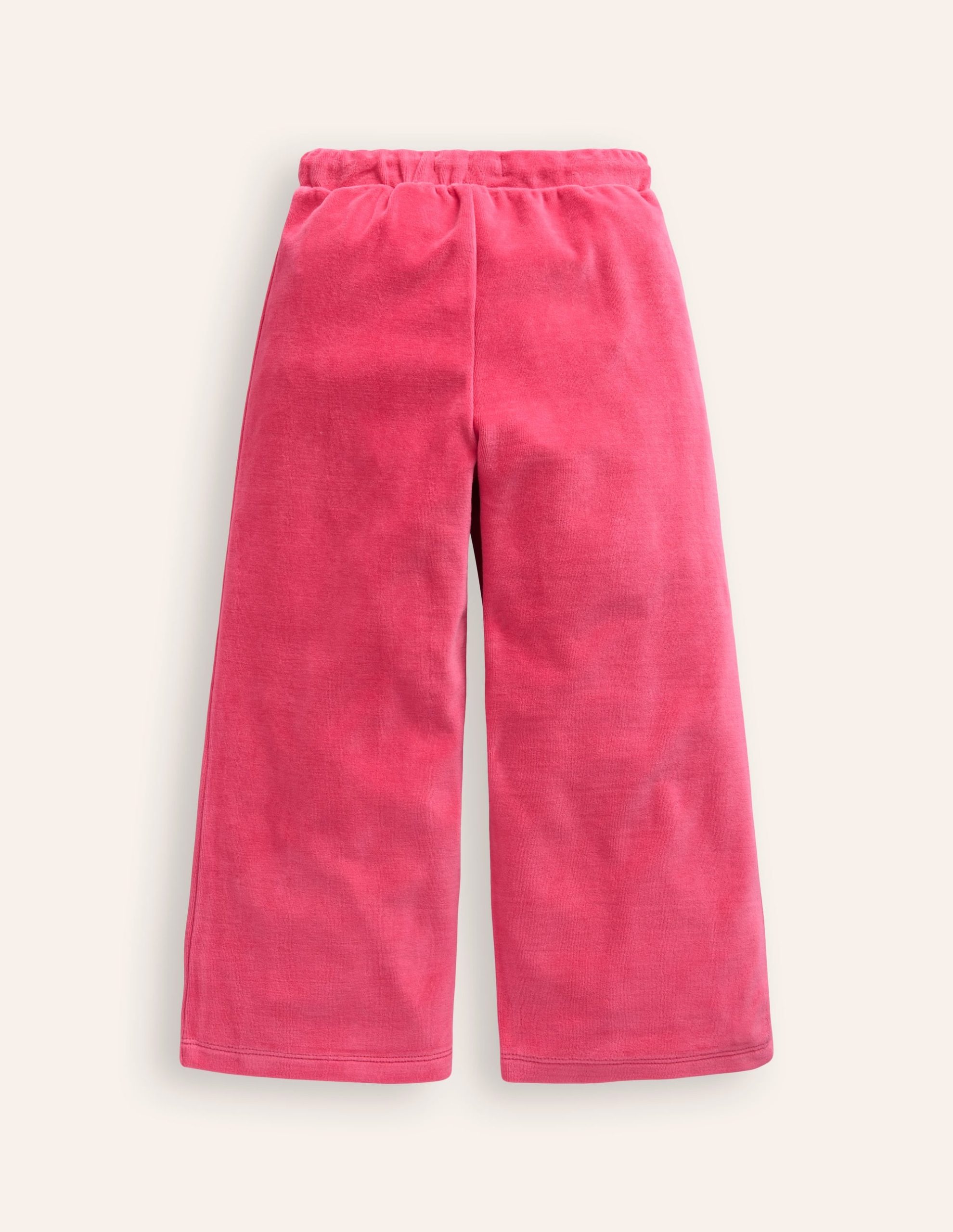 Heart Pocket Velour Sweatpants-Vintage Pink - Image 2