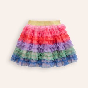 Rainbow Tulle Skirt-Multi Rainbow