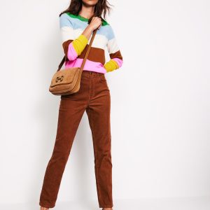 5 Pocket Cord Slim Jeans-Autumn Brown