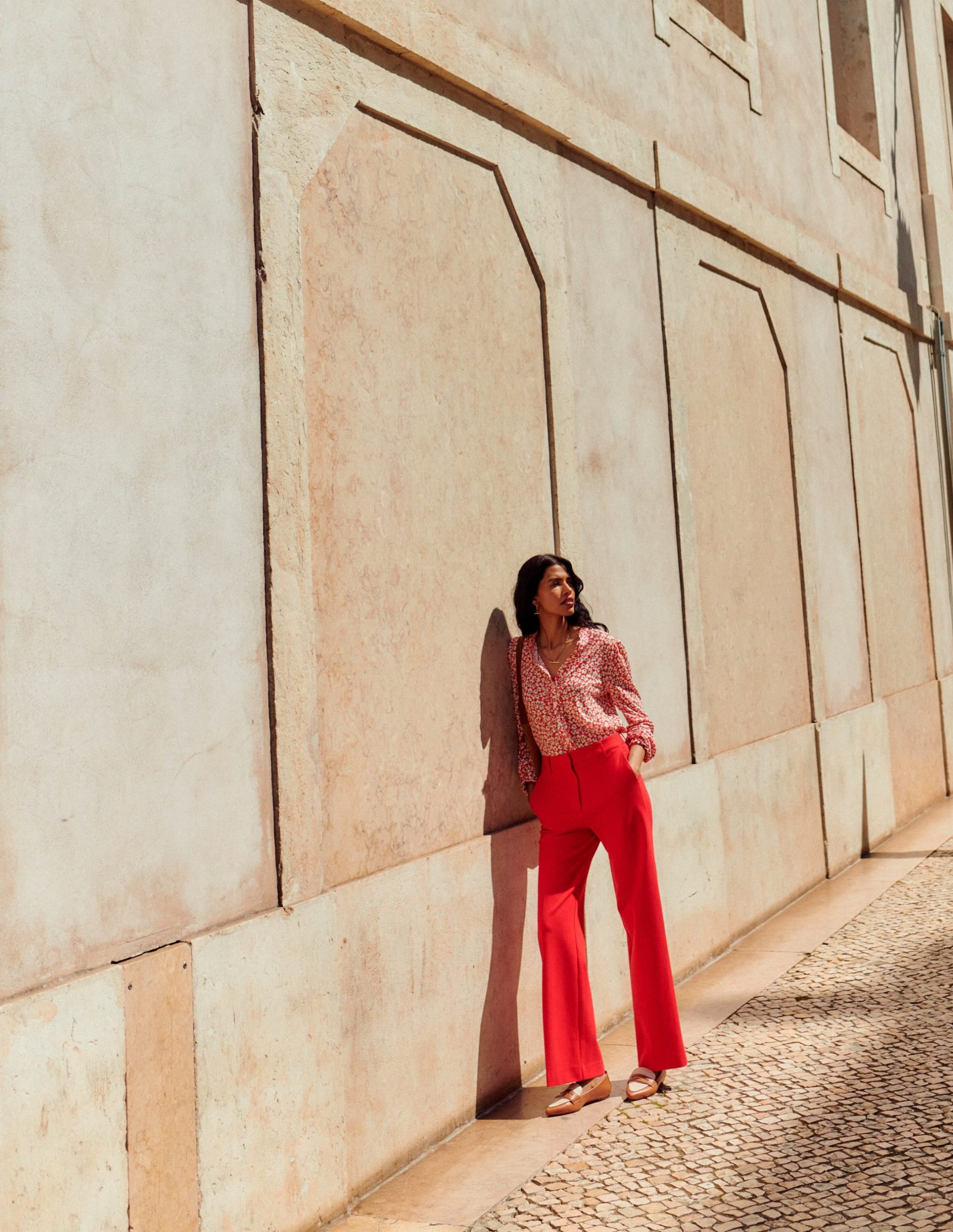 Westbourne Ponte Trousers-Hot Pepper - Image 5