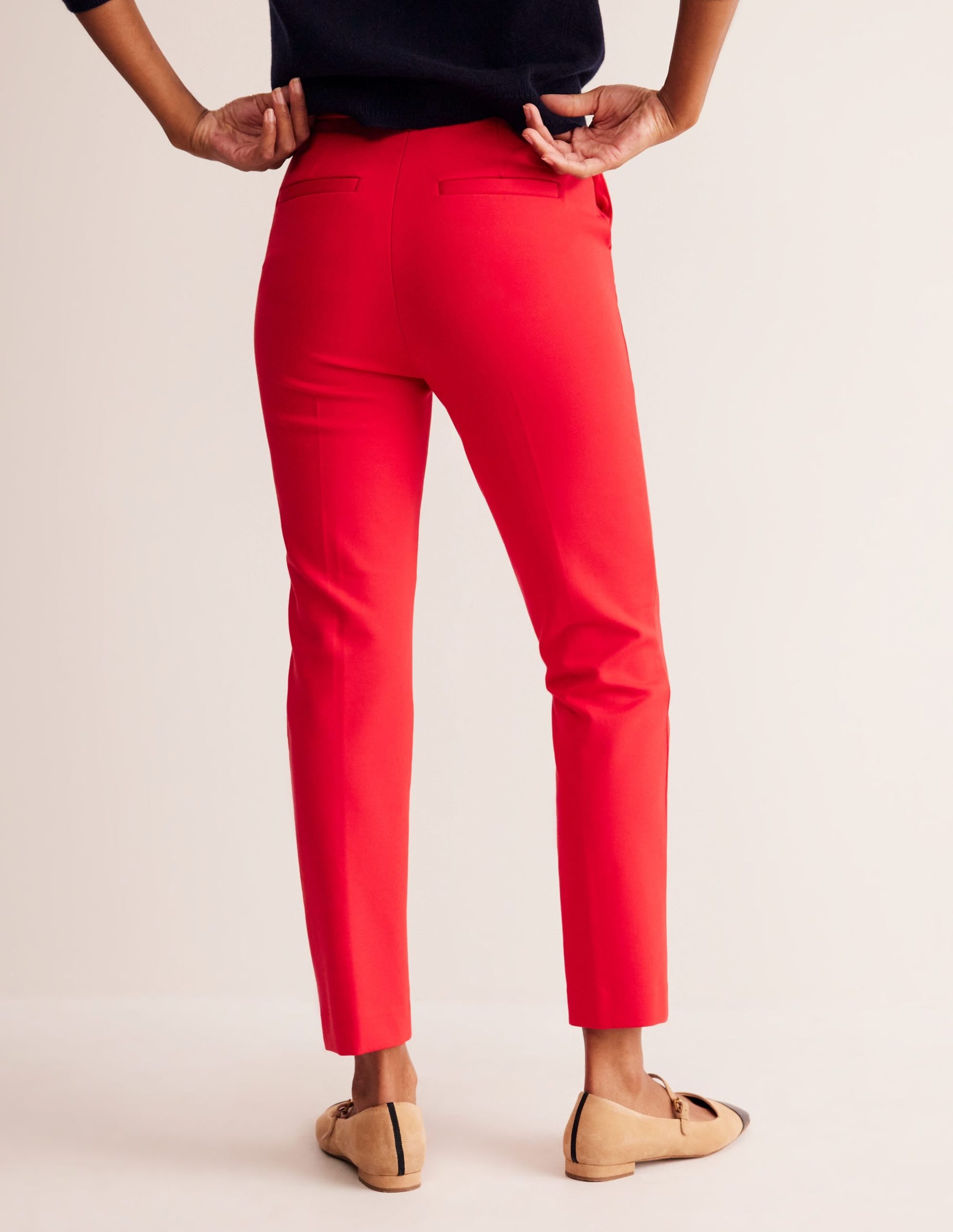 Highgate Ponte Pants-Hot Pepper - Image 3