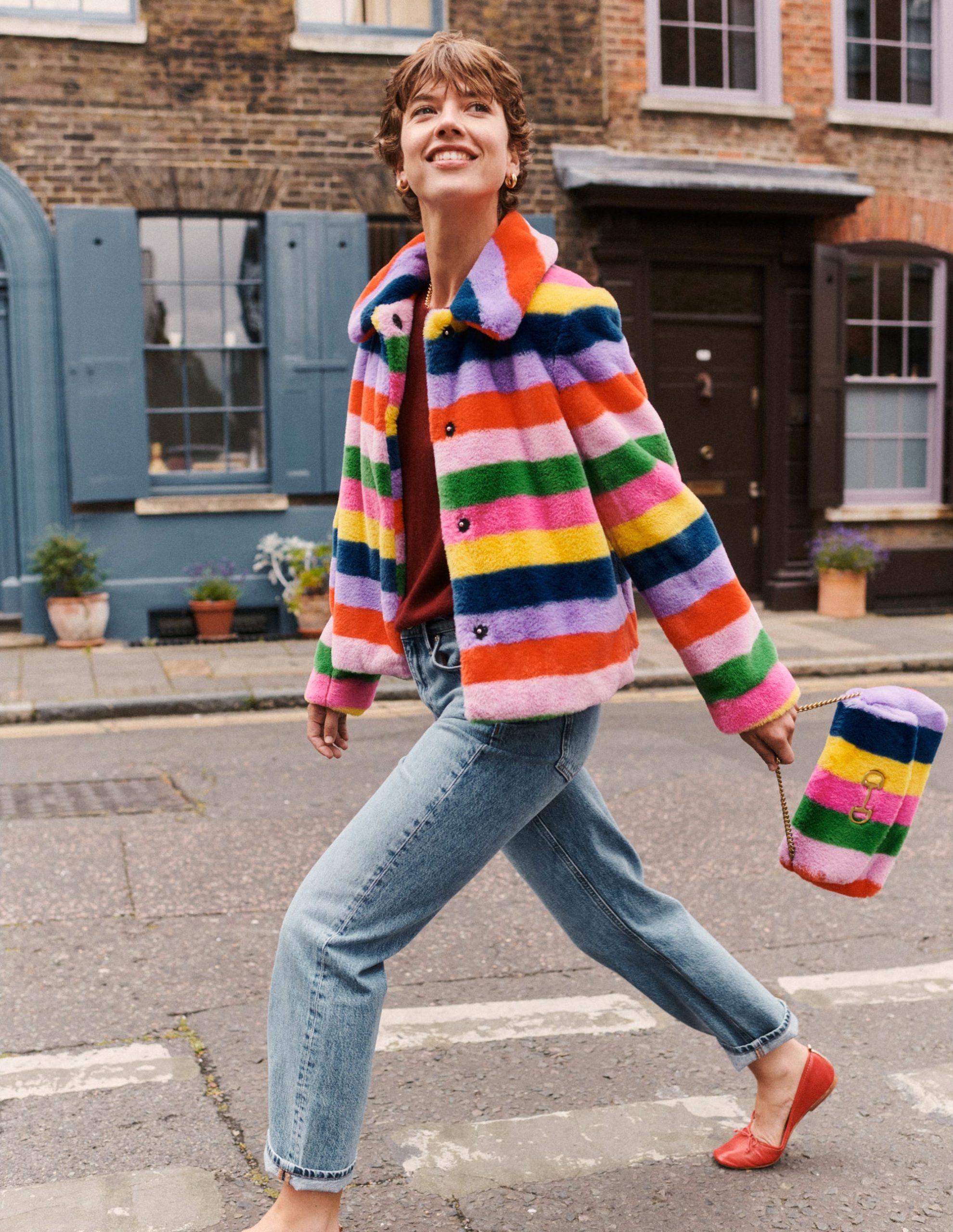 High Rise Straight Leg Jeans-Light Wash - Image 7