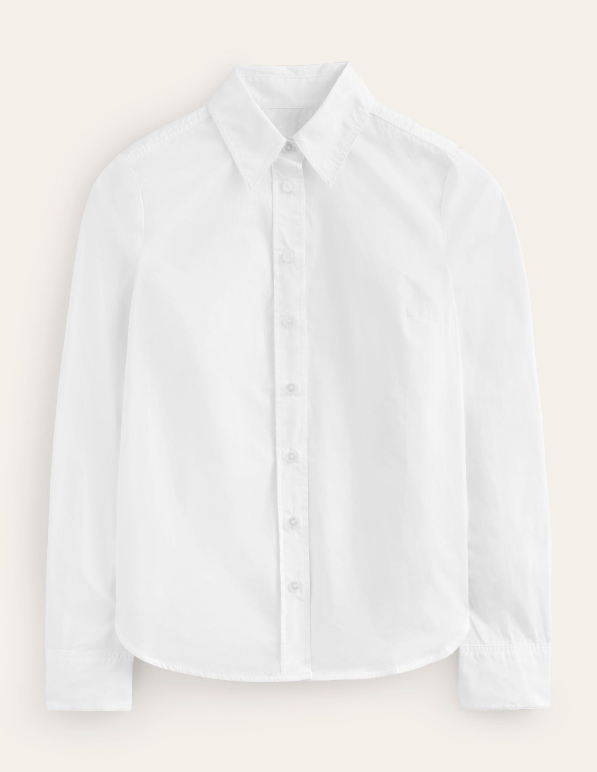 Sienna Cotton Shirt-White - Image 5