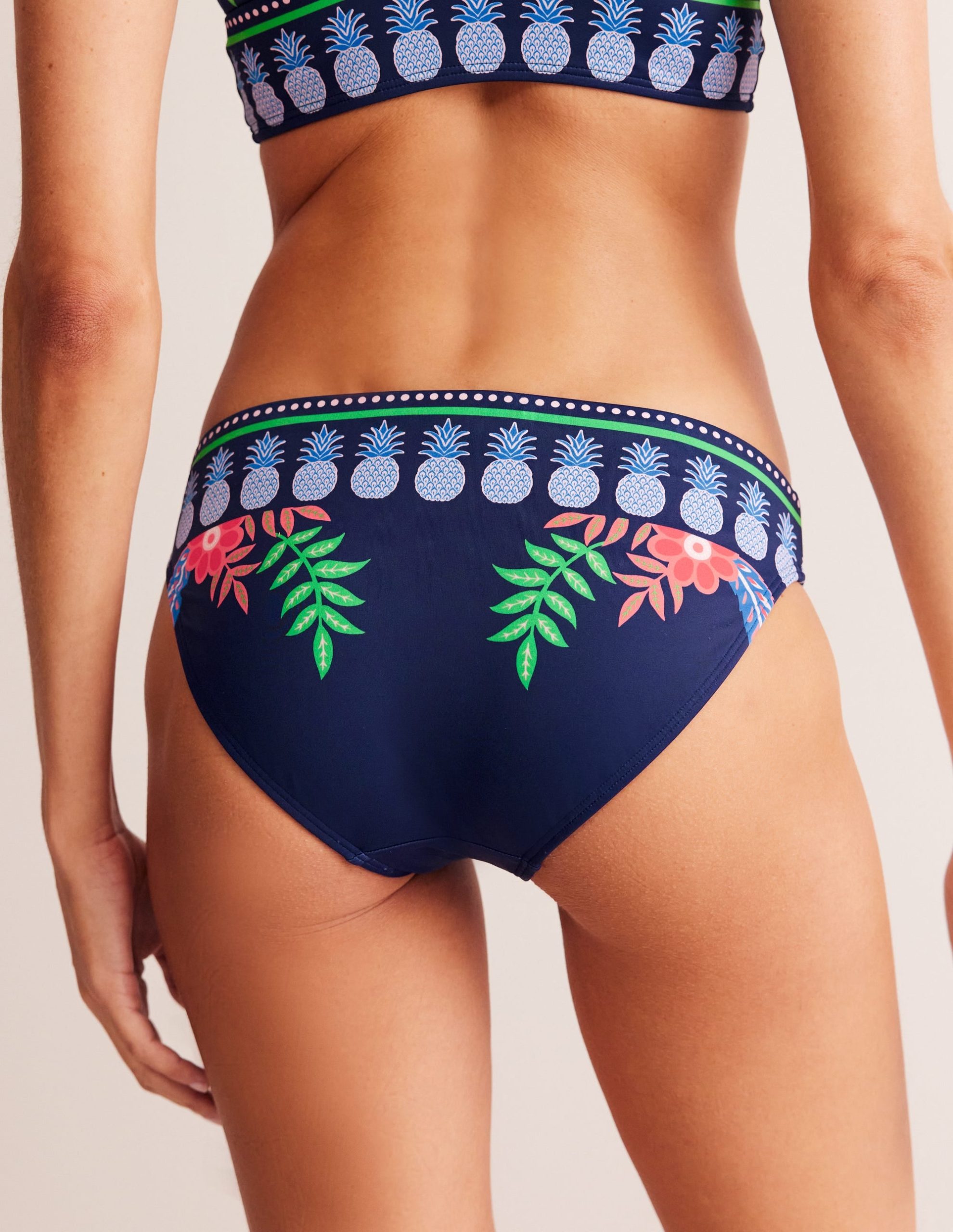Classic Bikini Bottoms-French Navy Tropic - Image 3