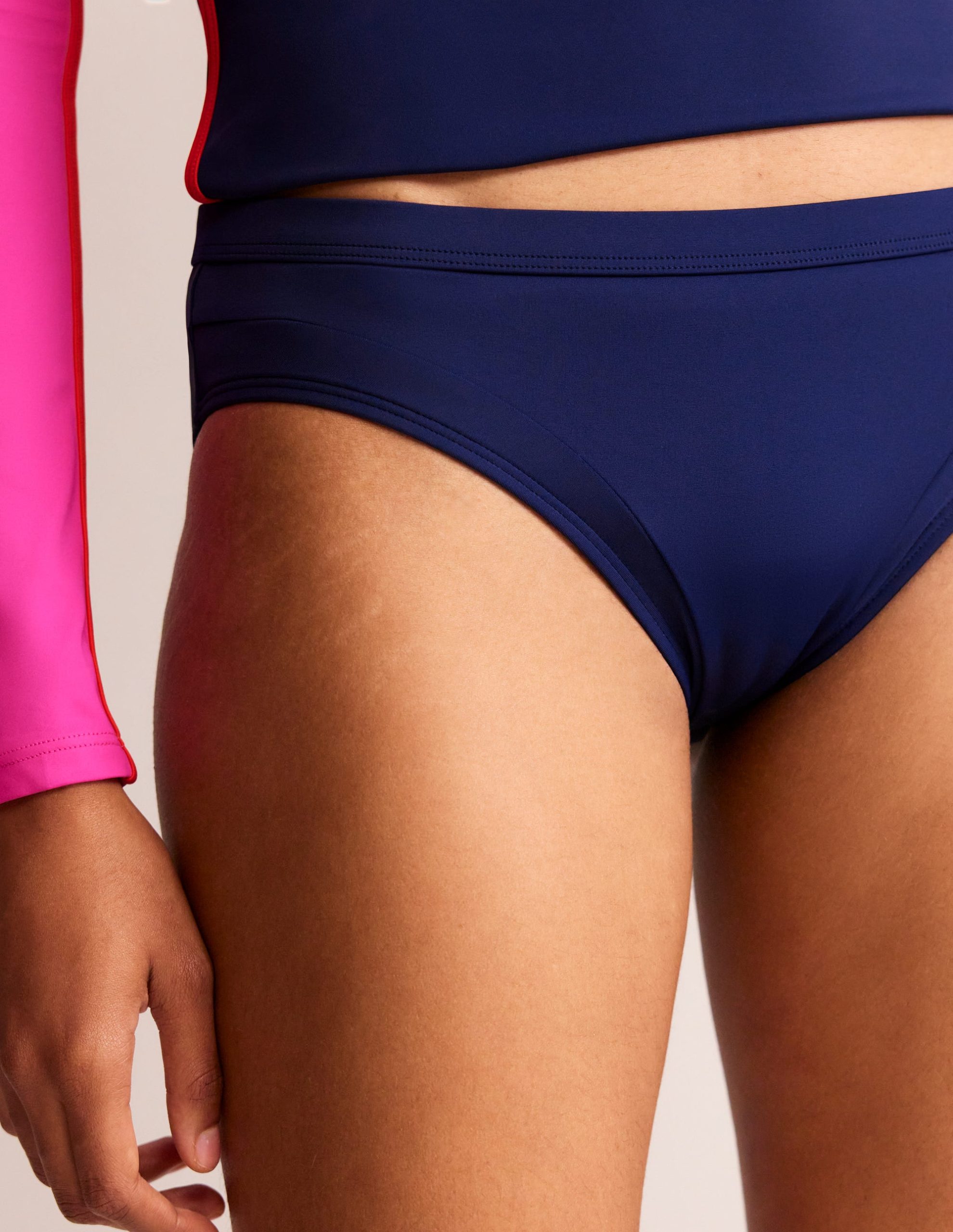 Santorini Bikini Bottoms-French Navy - Image 2