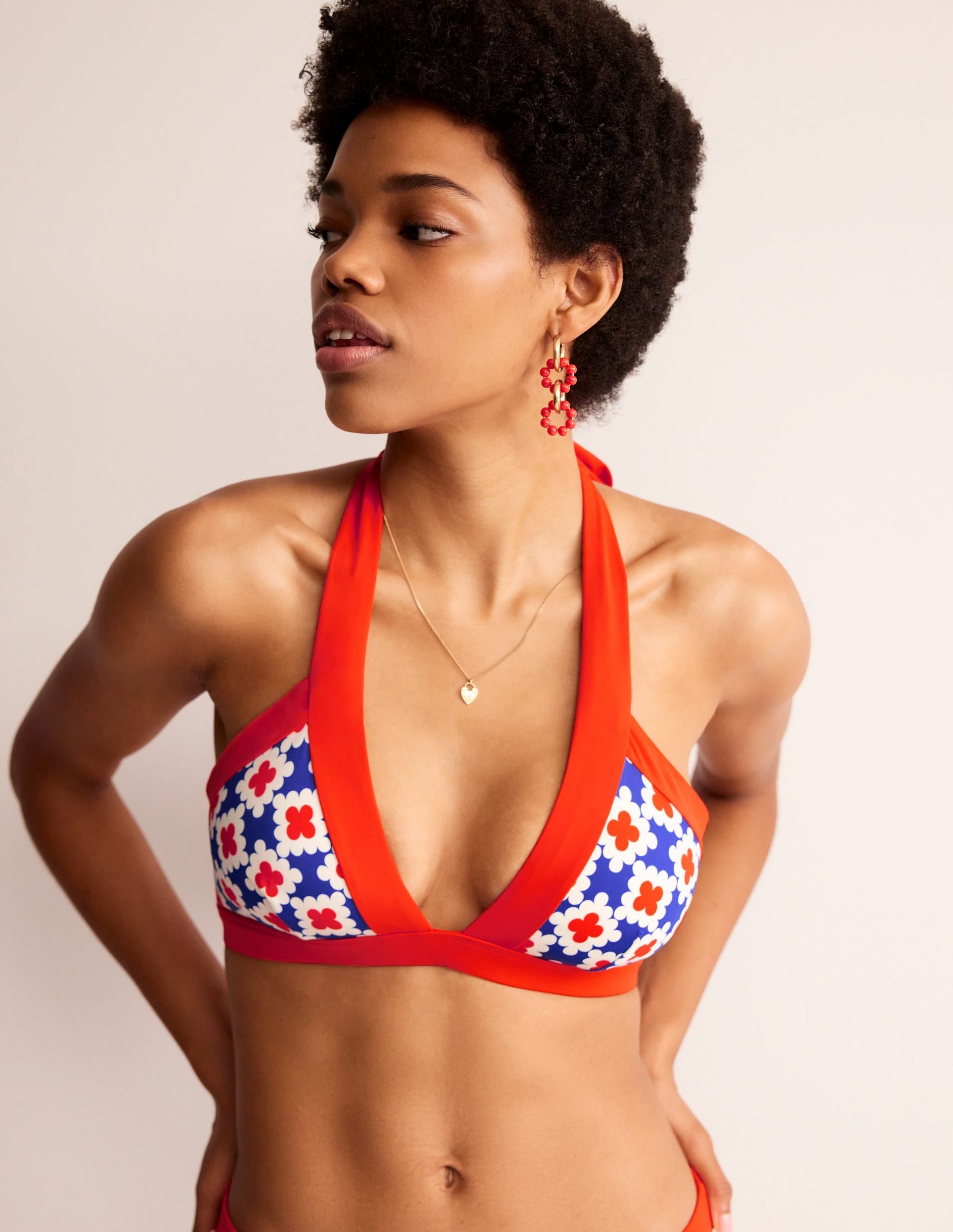 Ithaca Halter Bikini Top-Surf The Web. Abstract Tile