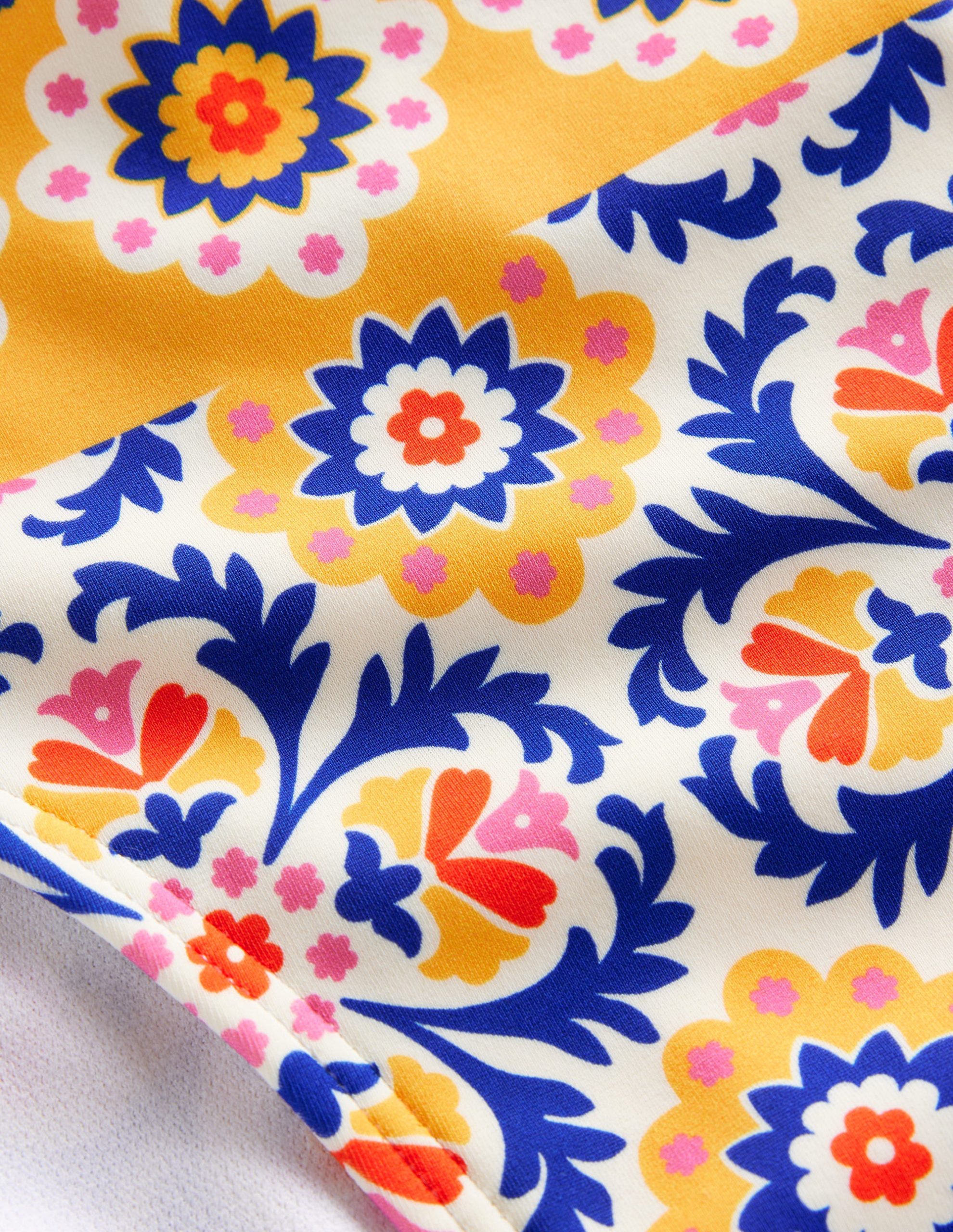 Classic Bikini Bottoms-Artisan Gold. Mosaic Tile - Image 7