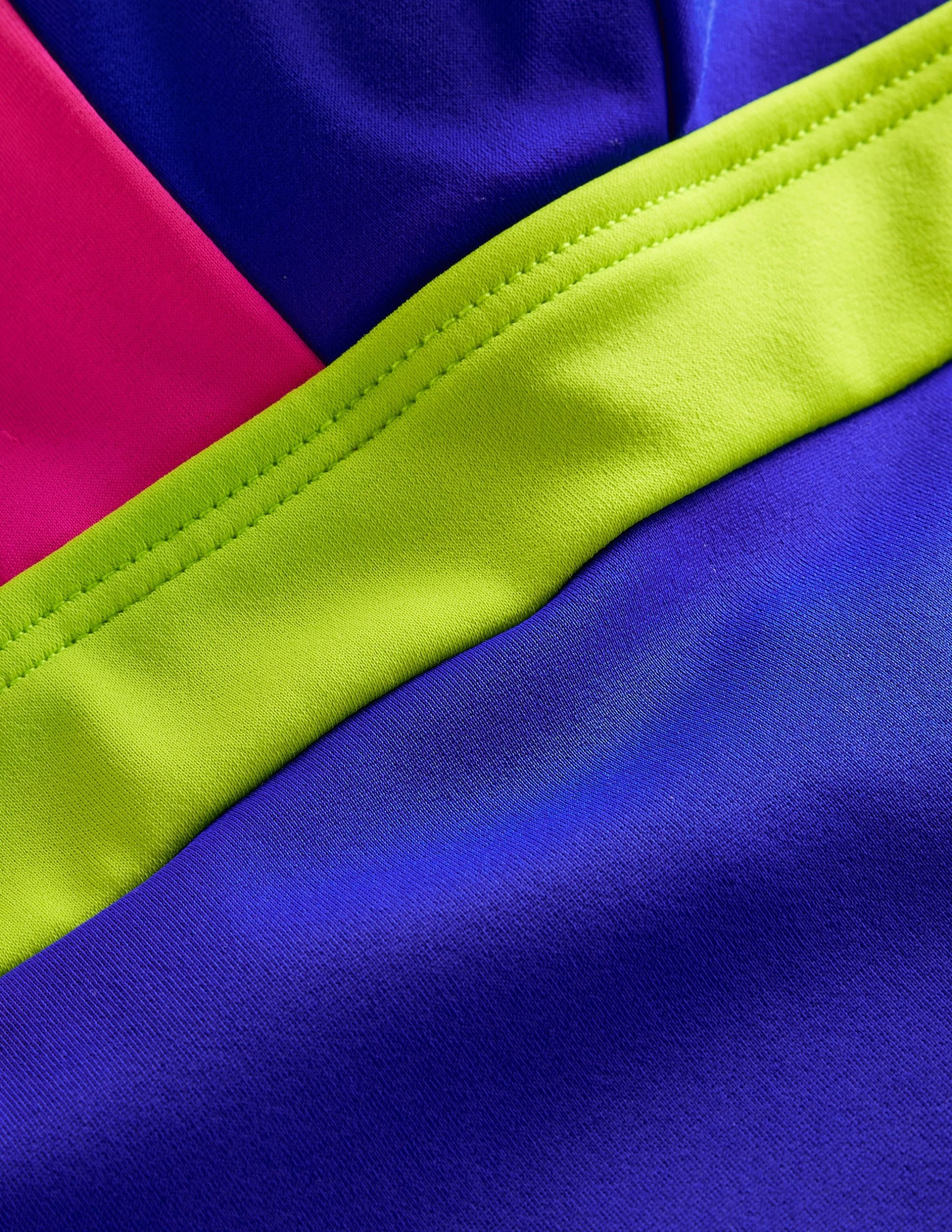 Ithaca Halter Swimsuit-Blue Colourblock - Image 7