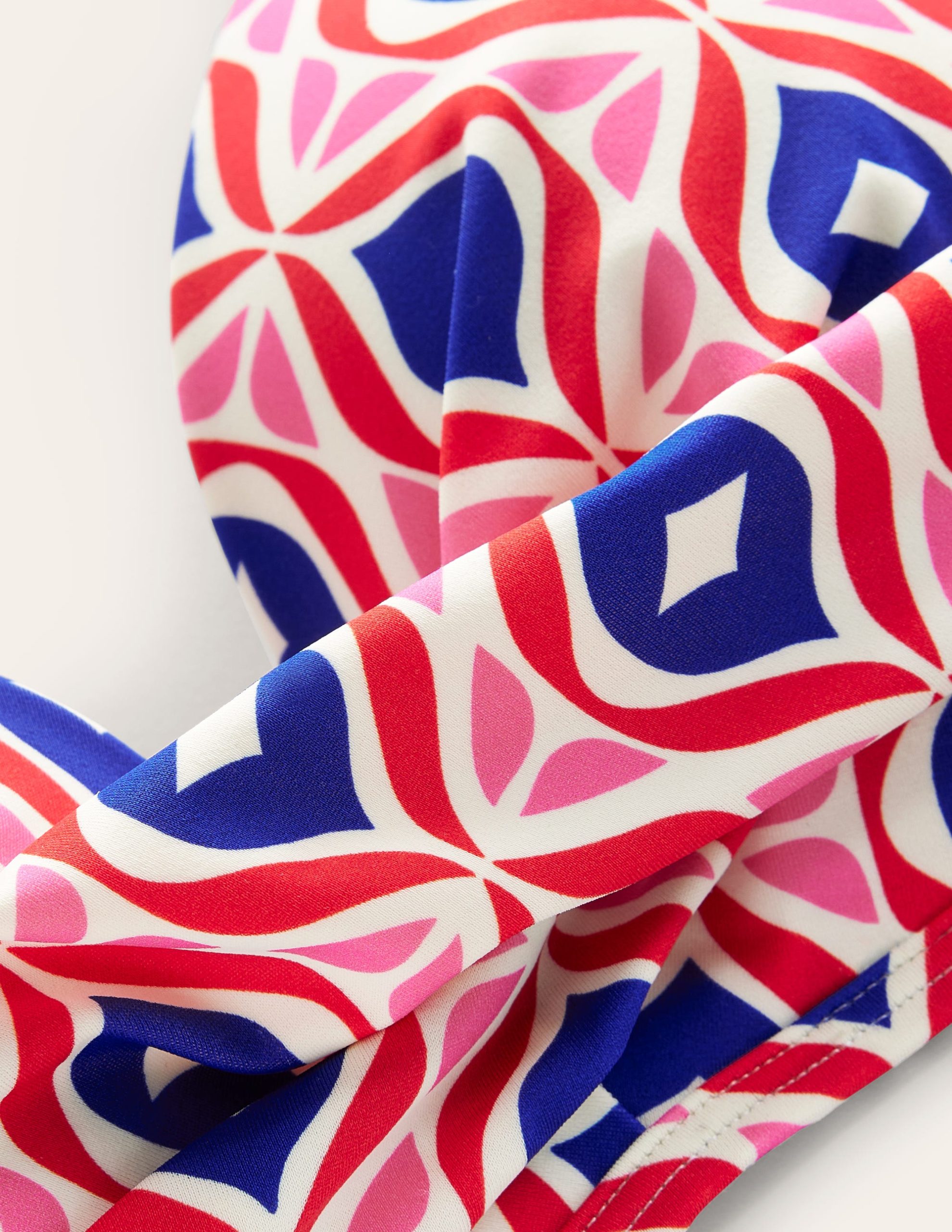 Capri Cup-size Bikini Top-Rubicondo. Diamond Wave - Image 6