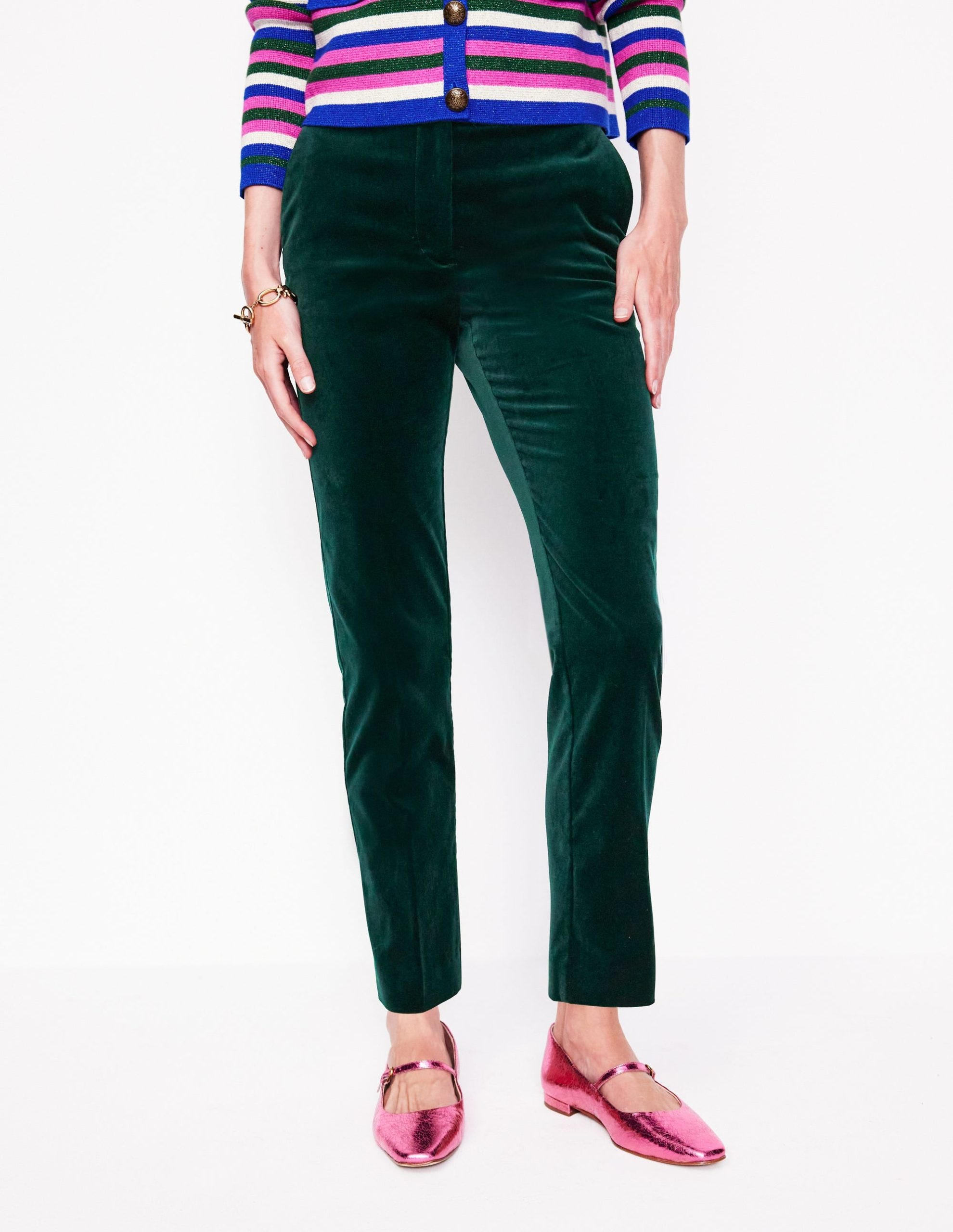 Kew Velvet Pants-Glade - Image 4