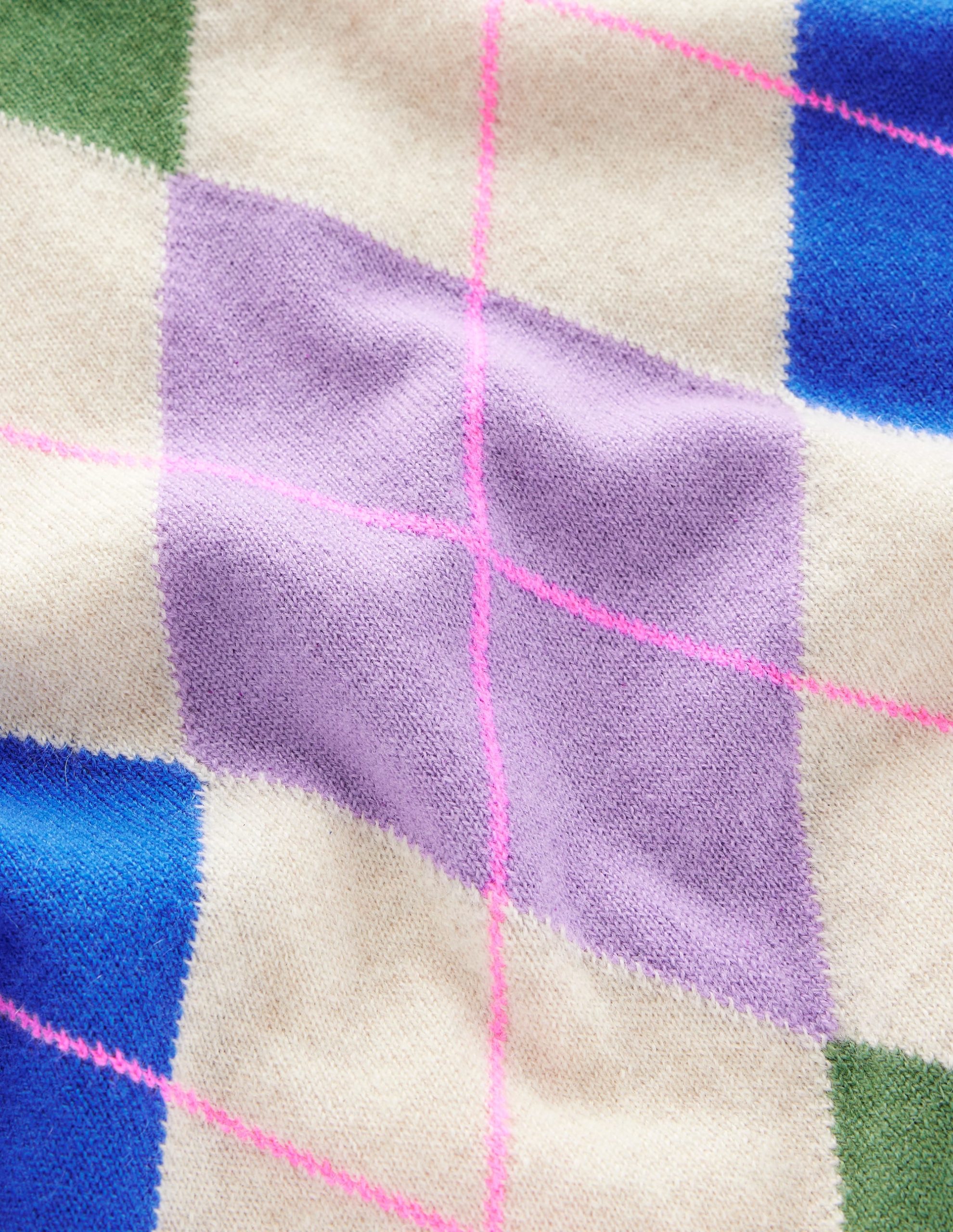 Lydia Cashmere Jumper-Multi. Camel - Image 9