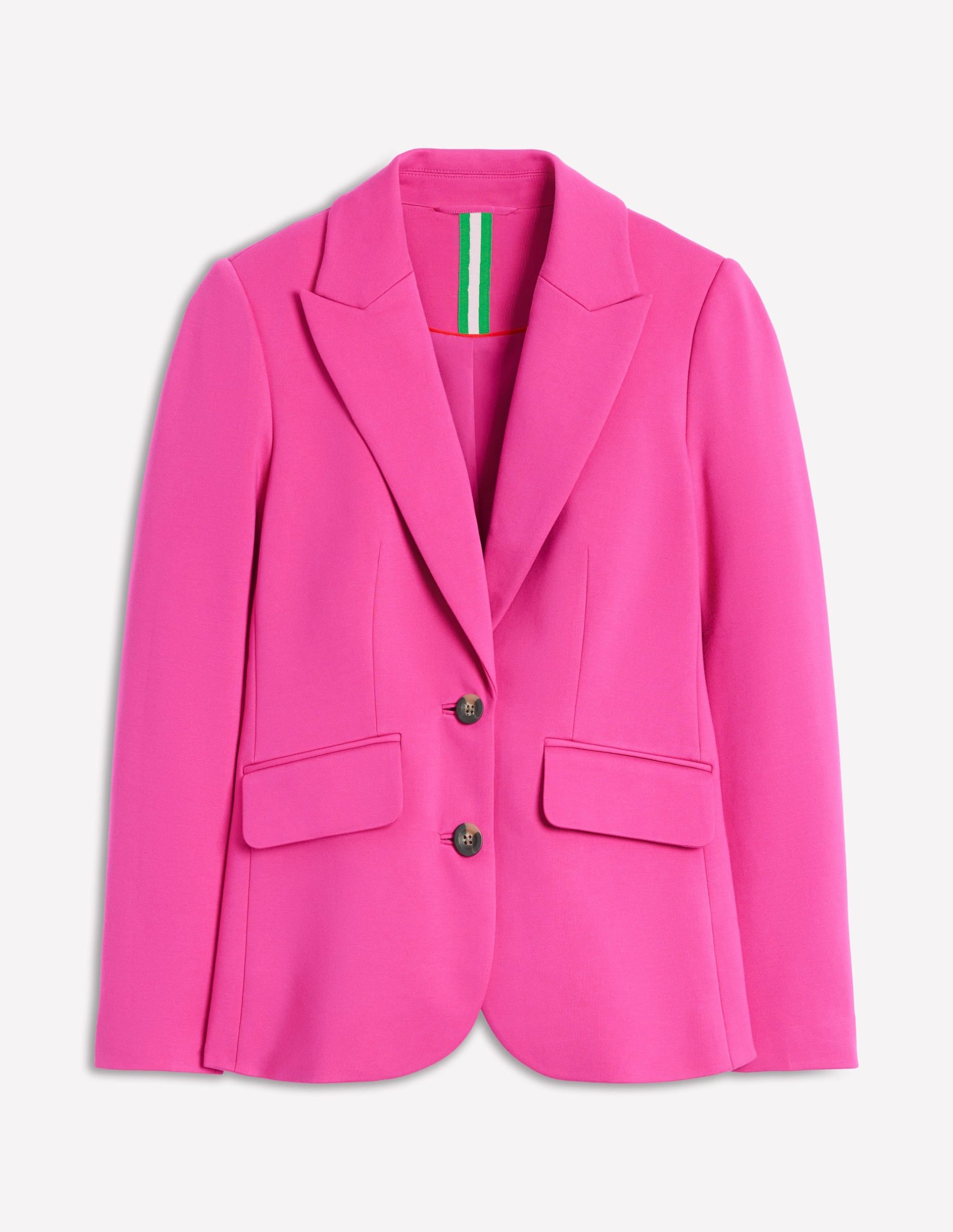 Marylebone Ponte Blazer-Pink Peony - Image 7
