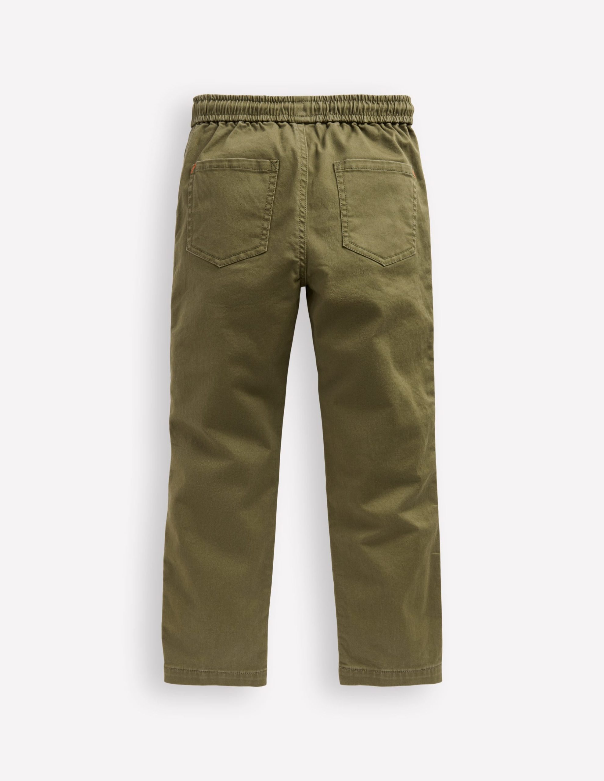 Slim Pull On Trousers-Woodland Green - Image 2