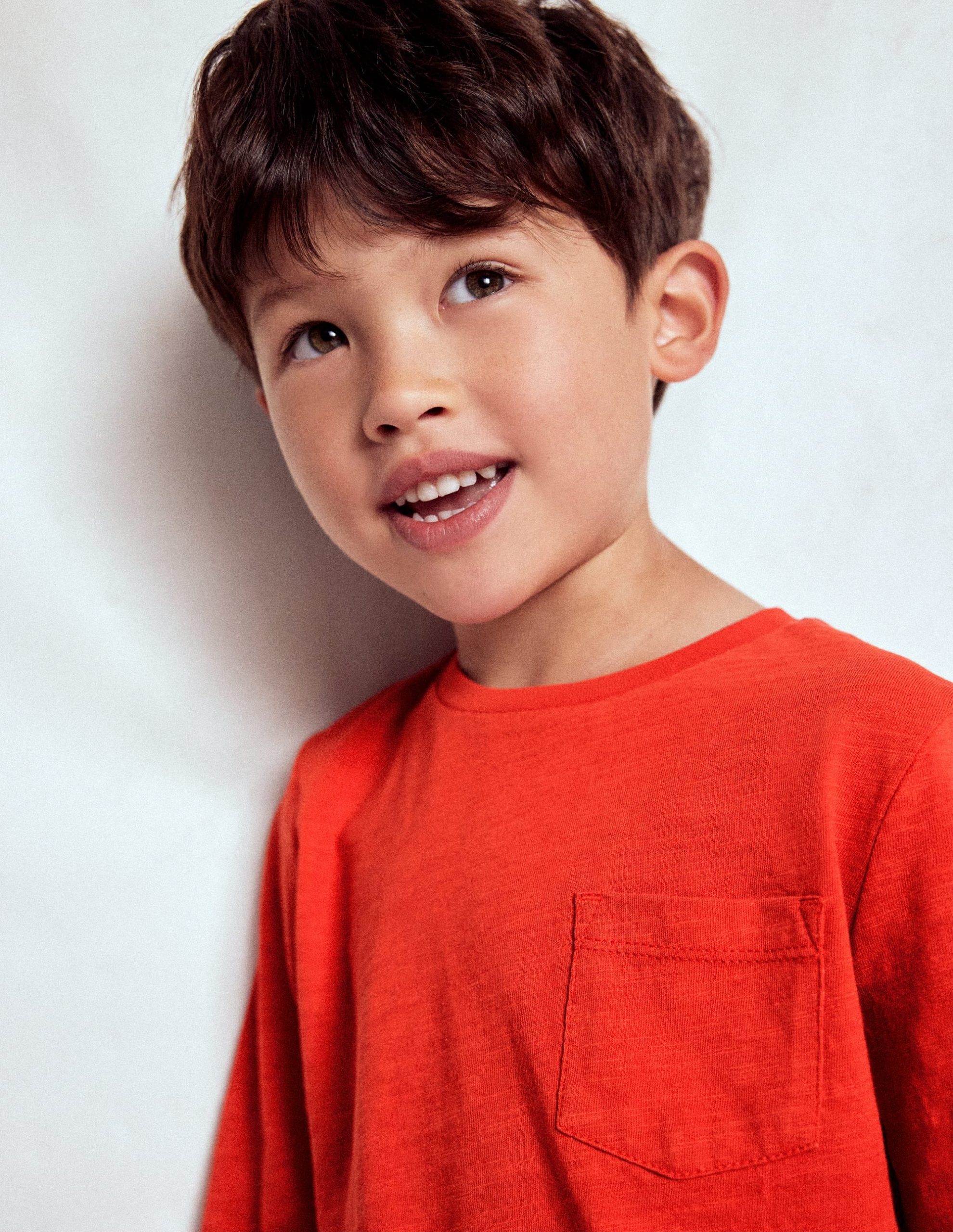 Everyday Long Sleeve T-Shirt-Cinnamon Red - Image 3