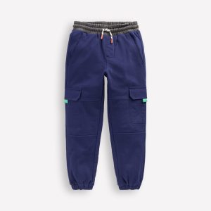 Ripstop Cargo Joggers-College Navy