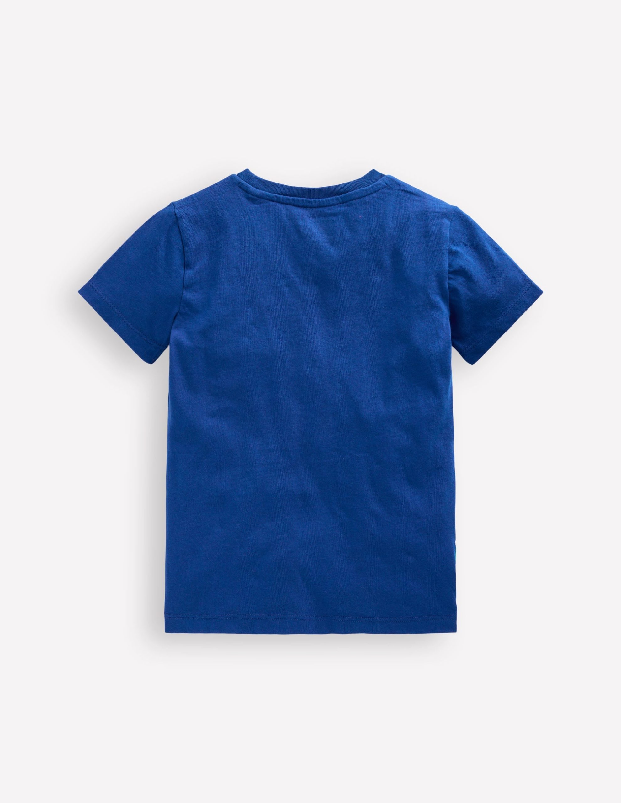 Short Sleeve Appliqu?? T-shirt-Dino Space - Image 3