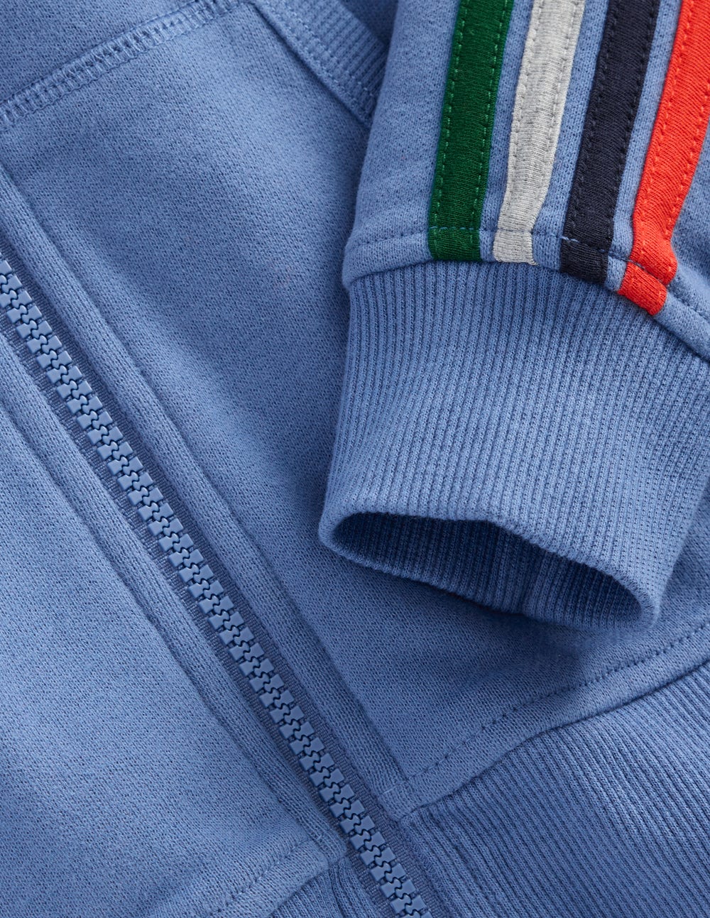 Rainbow Zip-up Hoody-Blue River - Image 3