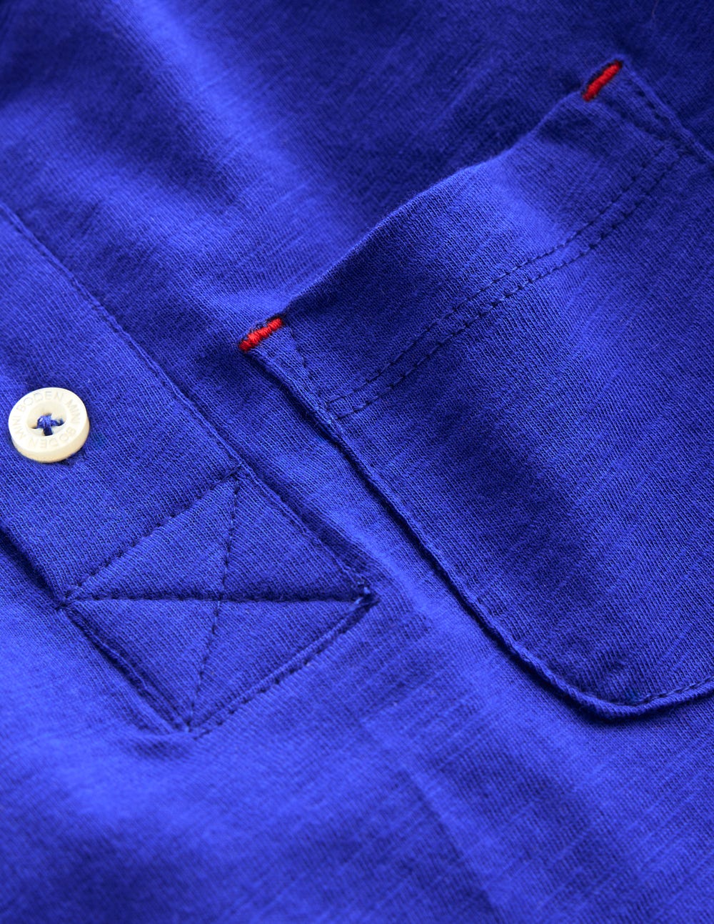 Everyday Henley T-shirt-Bright Blue - Image 3