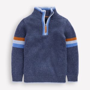 Heritage Half-zip Sweater-College Navy