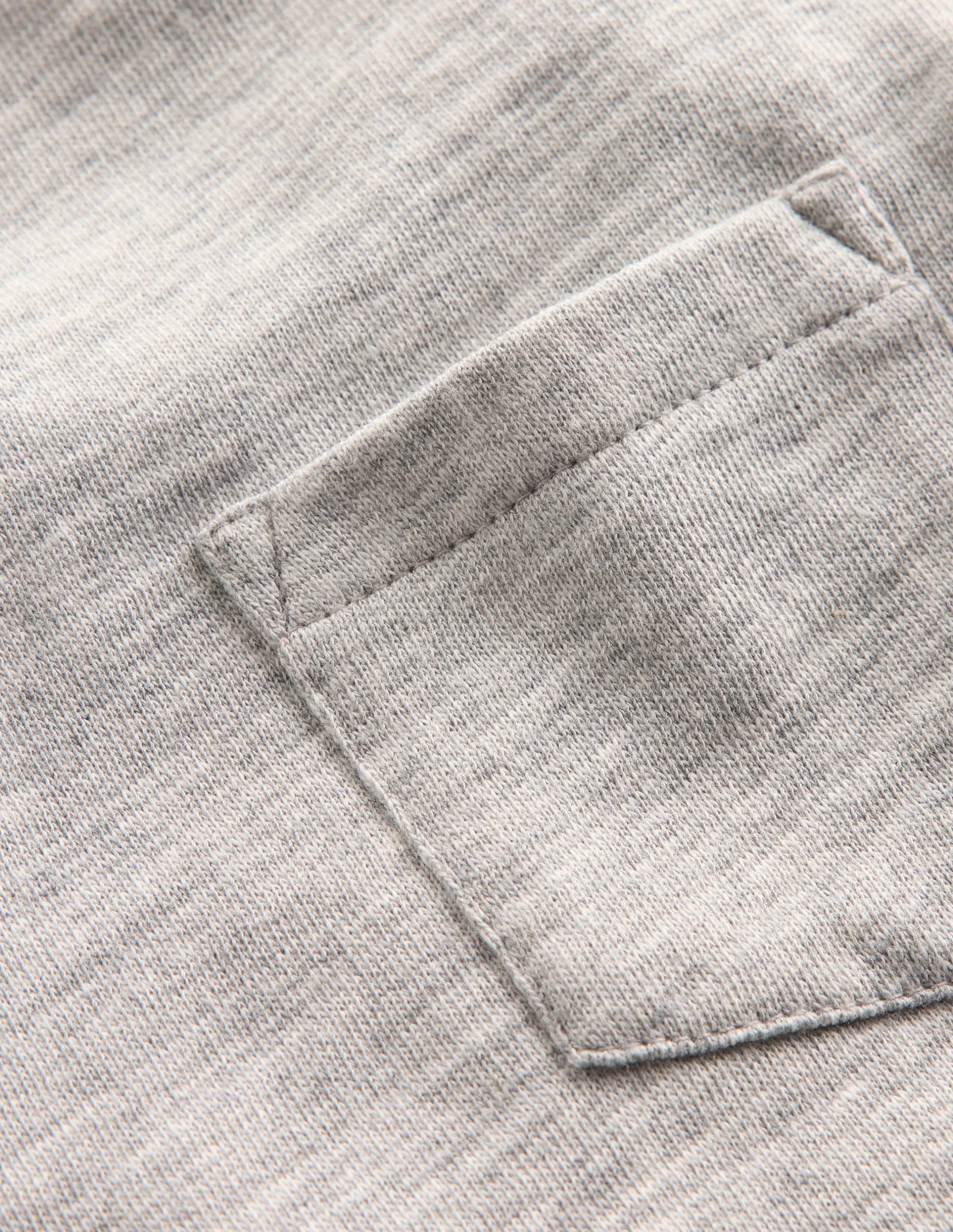 Cosy Mid-weight T-shirt-Grey Marl - Image 4