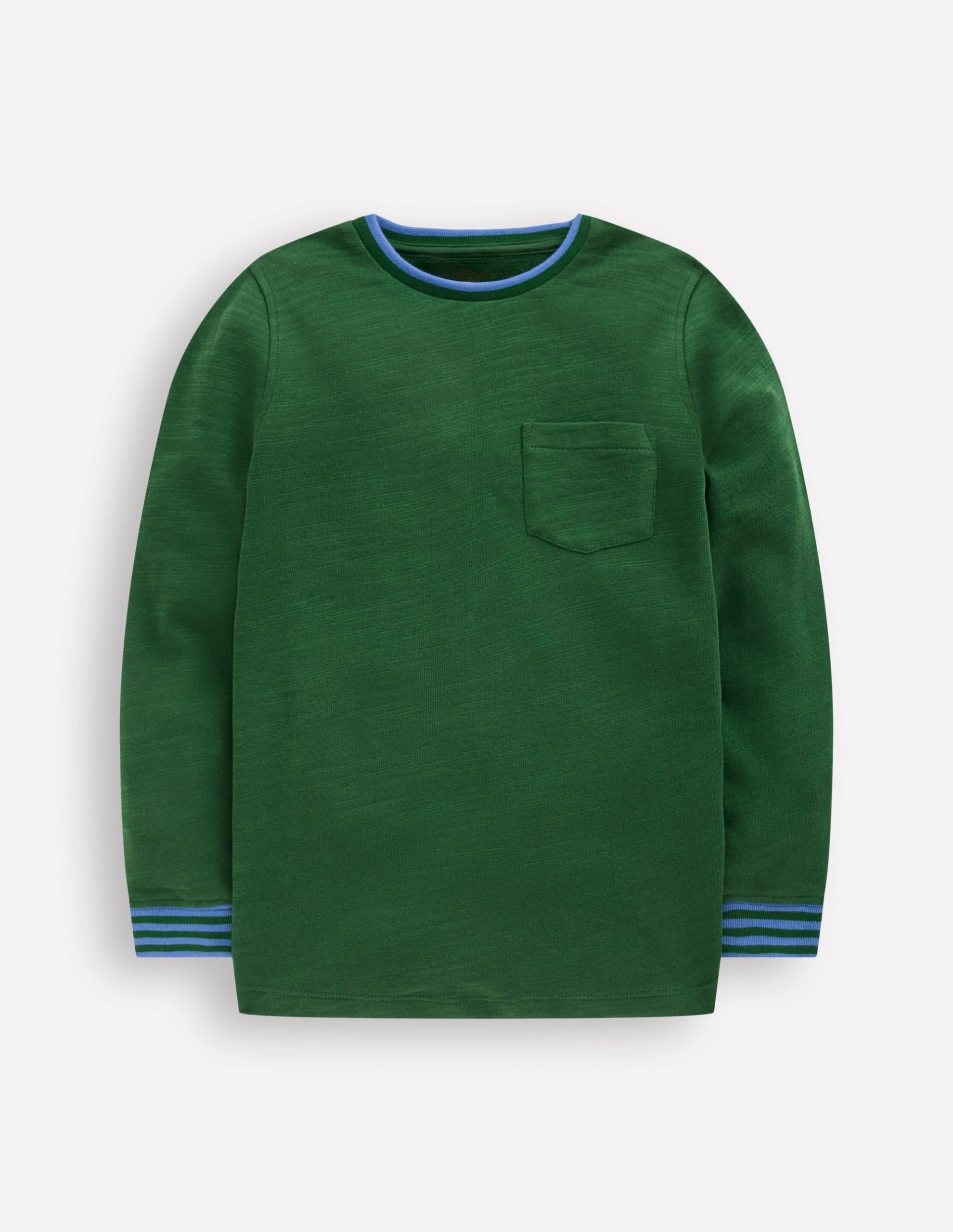 Cosy Mid-weight T-shirt-Pine Green - Image 4