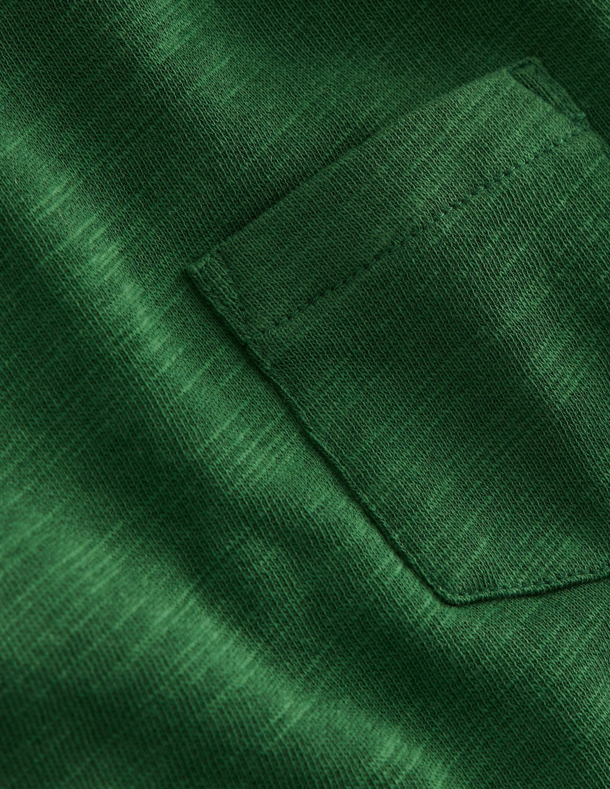 Cosy Mid-weight T-shirt-Pine Green - Image 6