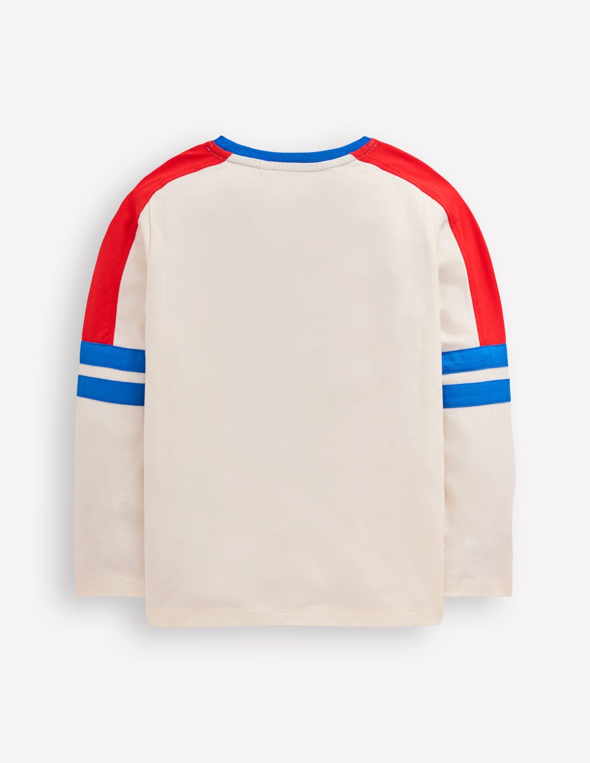 Colour Block T-shirt-Soft Ivory Multi - Image 5