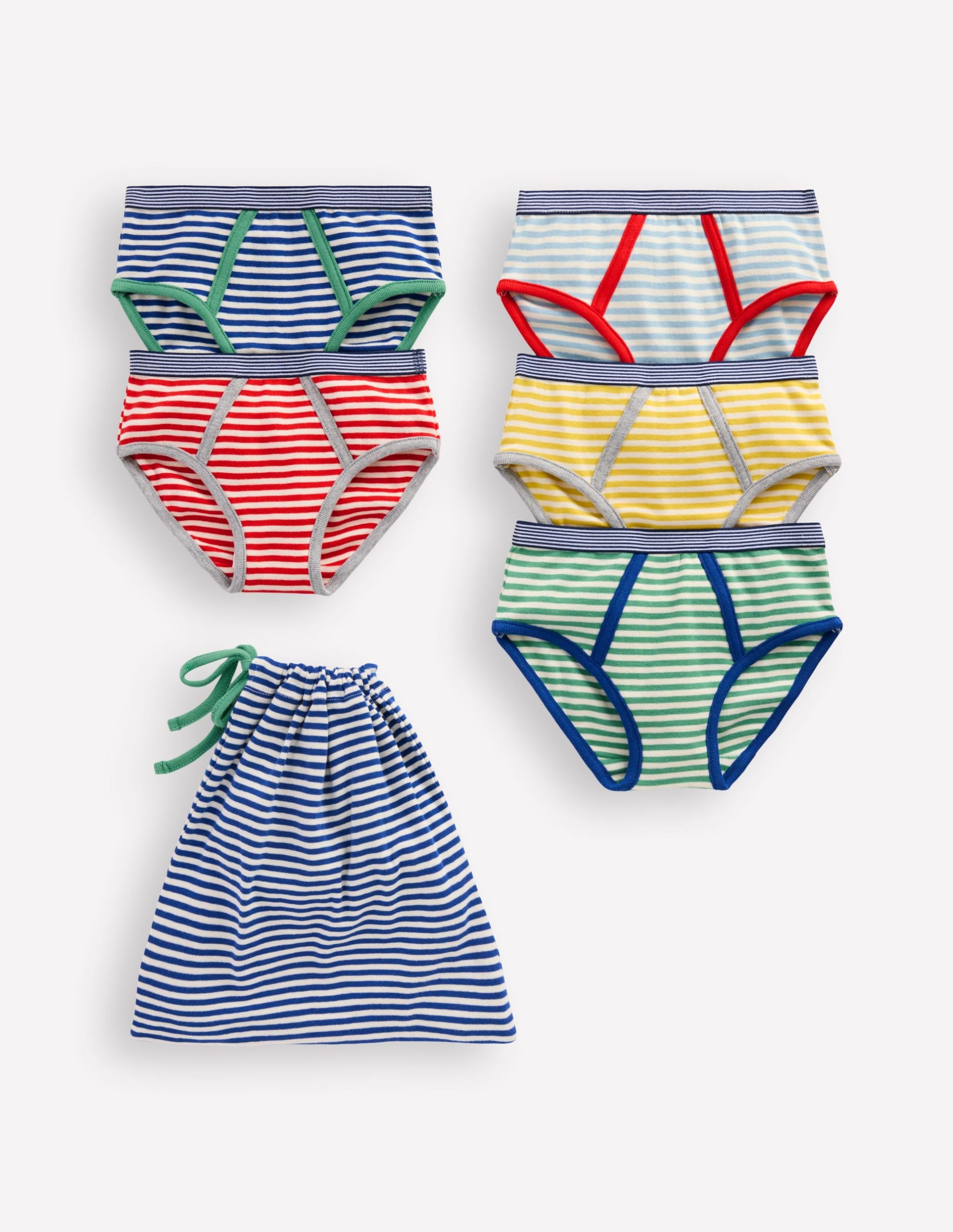 5-Pack Underwear-Rainbow Stripe