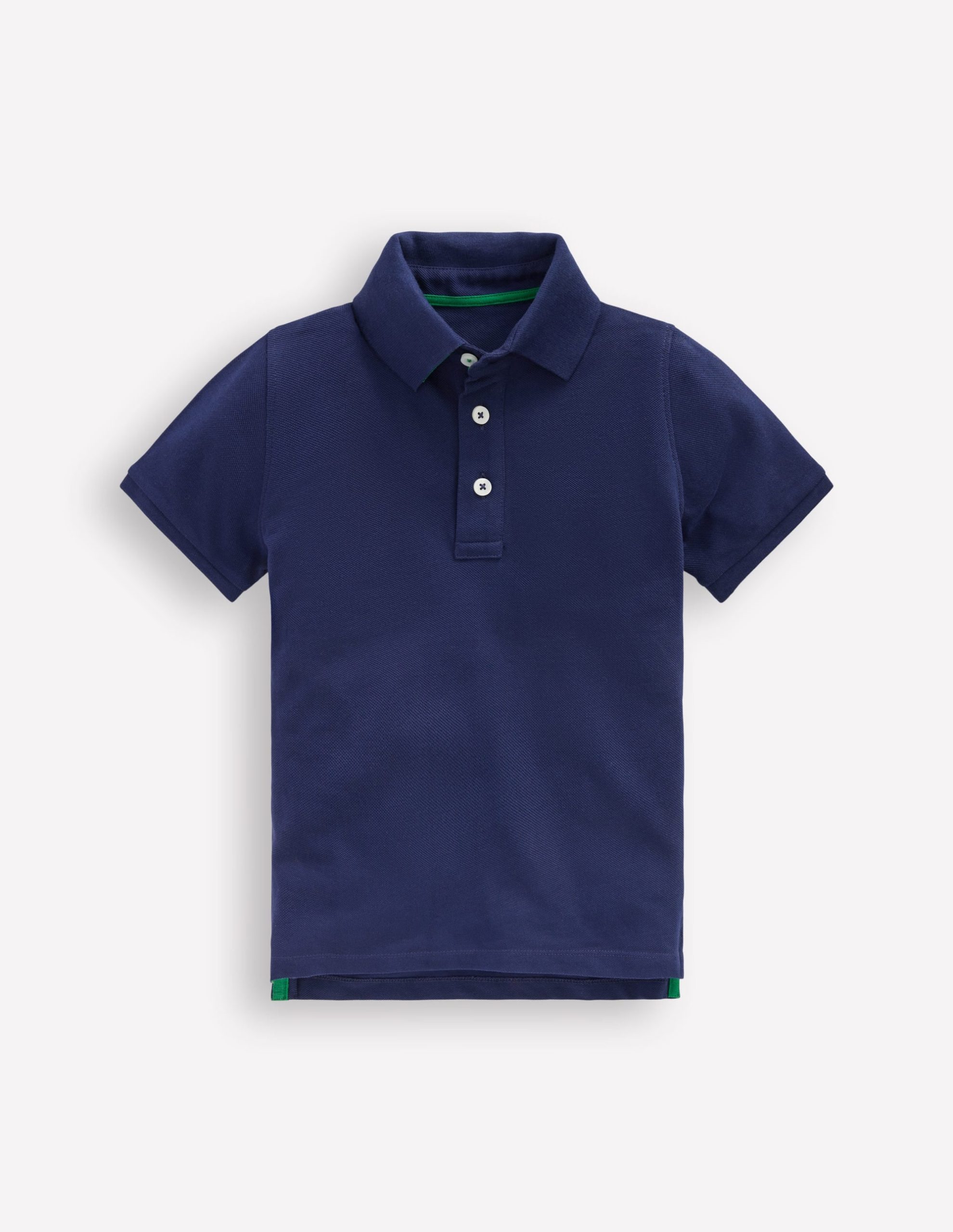 Piqu?? Polo Shirt-College Navy