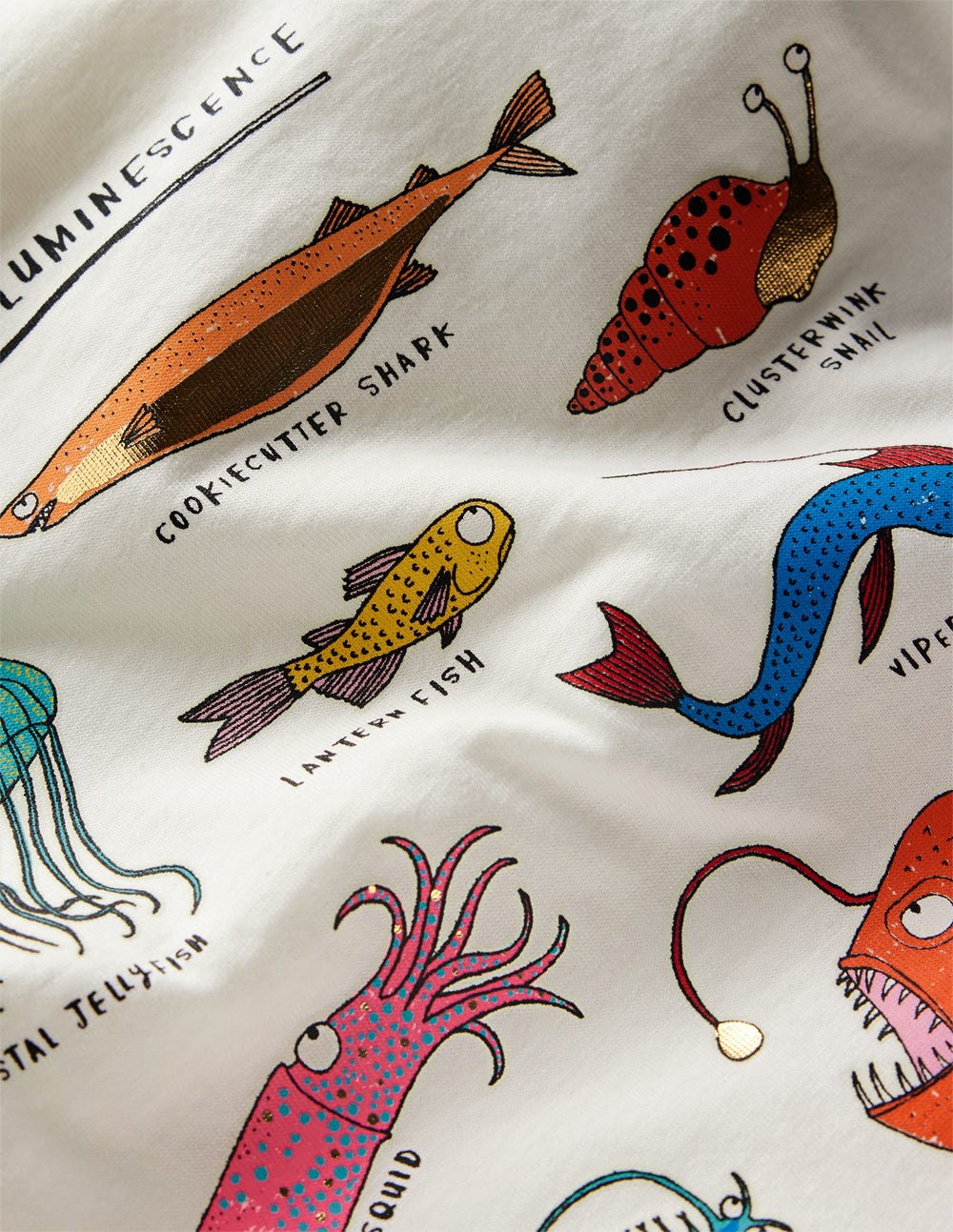 Glow-In-The-Dark T-shirt-Soft Ivory Bio - Image 3