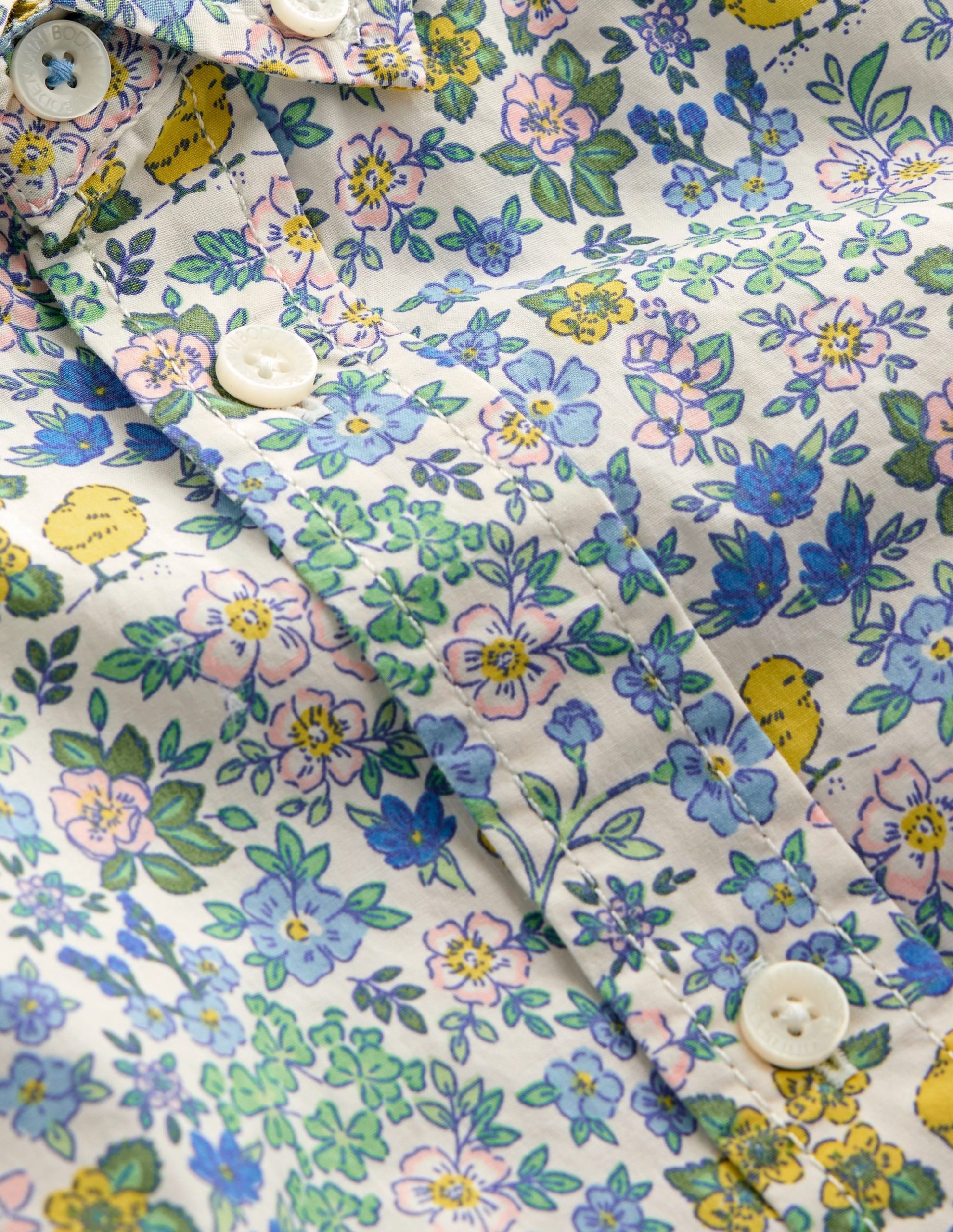 Cotton Shirt-Easter Chick Floral - Image 5