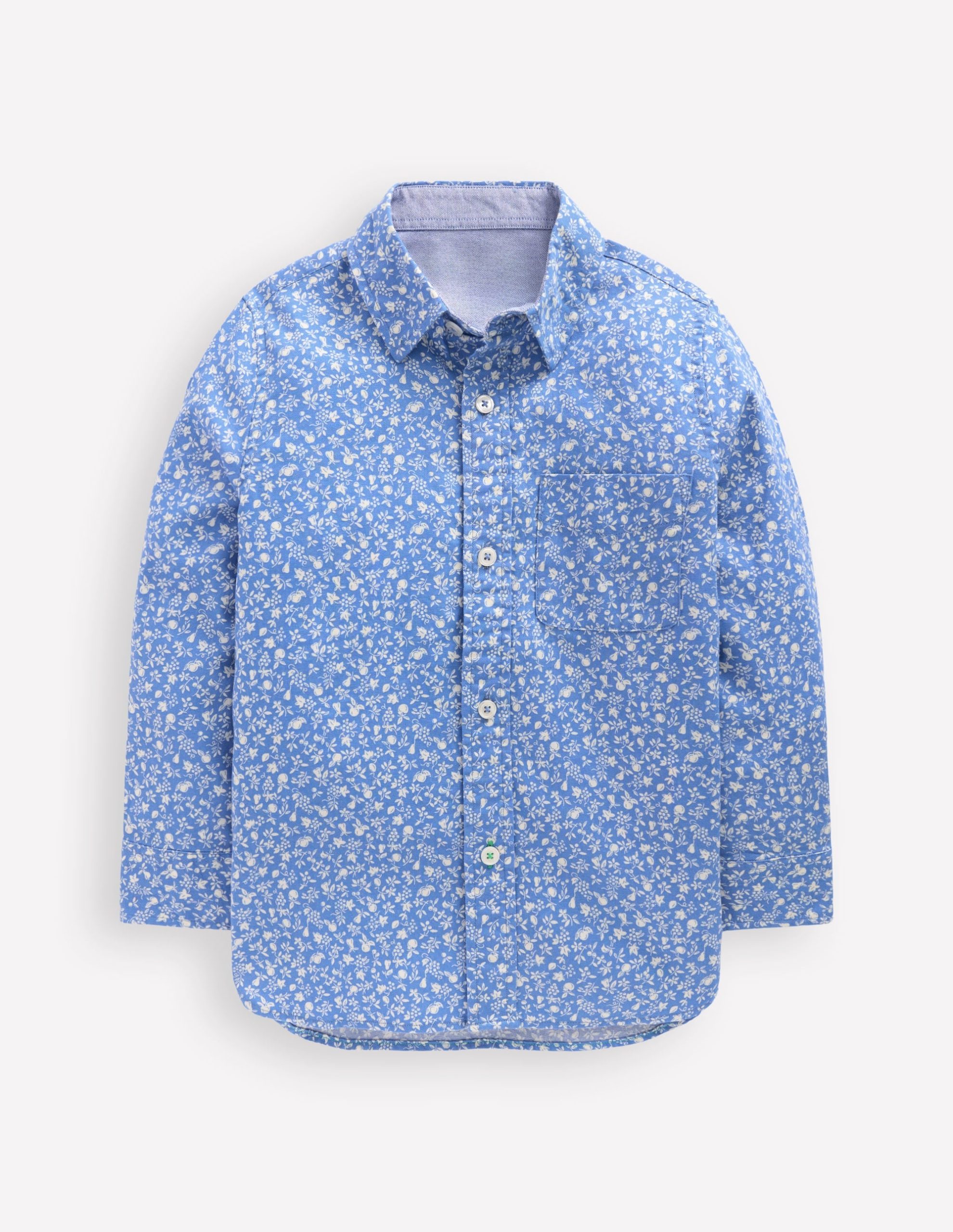 Casual Twill Shirt-Penzance Blue Orchard