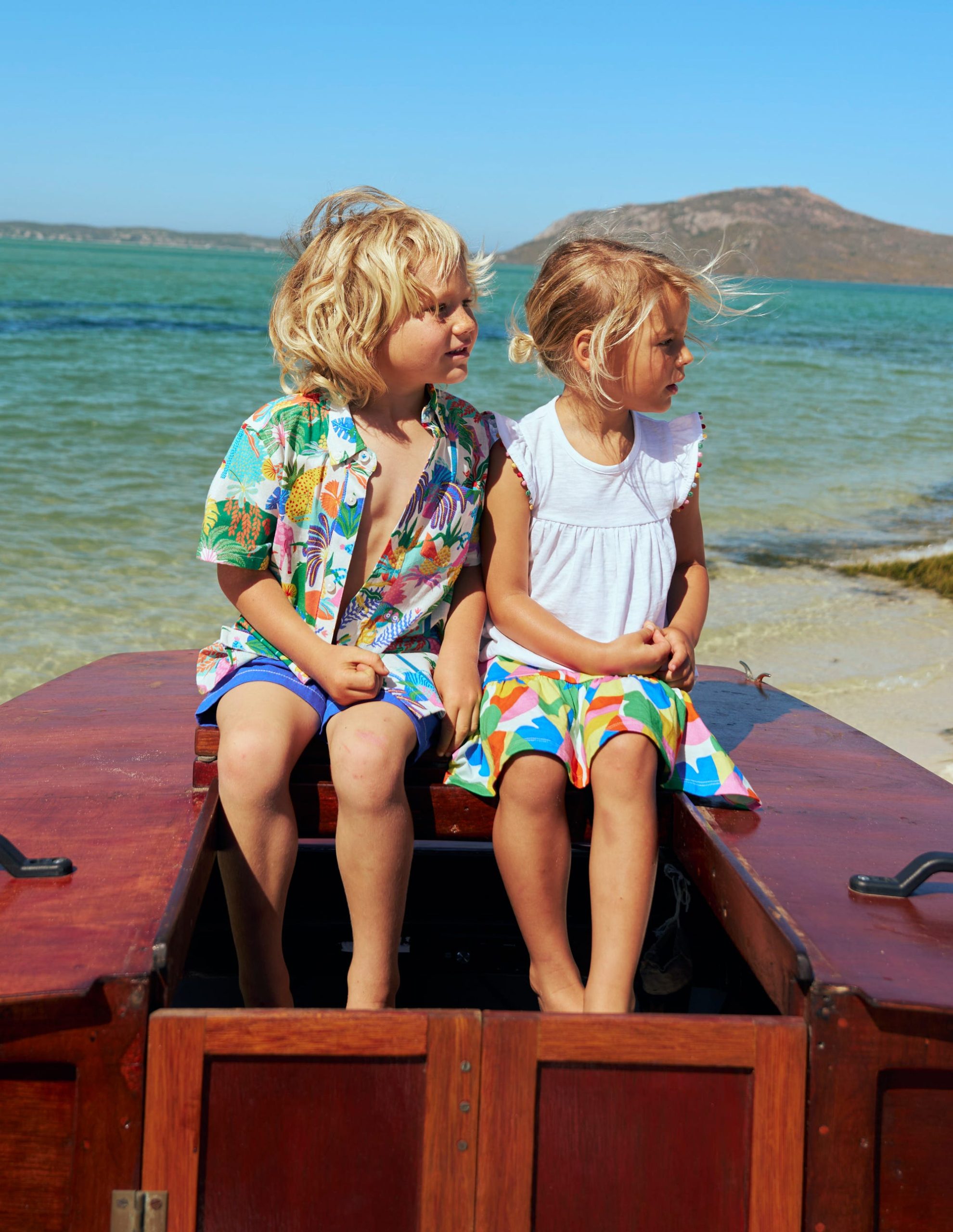 Cotton Linen Shirt-Ivory Multi Jungle - Image 2