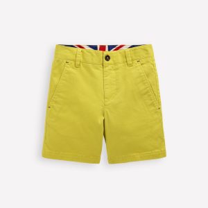 Classic Chino Shorts-Pineapple Yellow