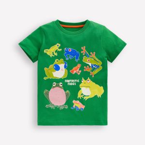 Glow-In-The-Dark T-shirt-Grape leaf Frogs